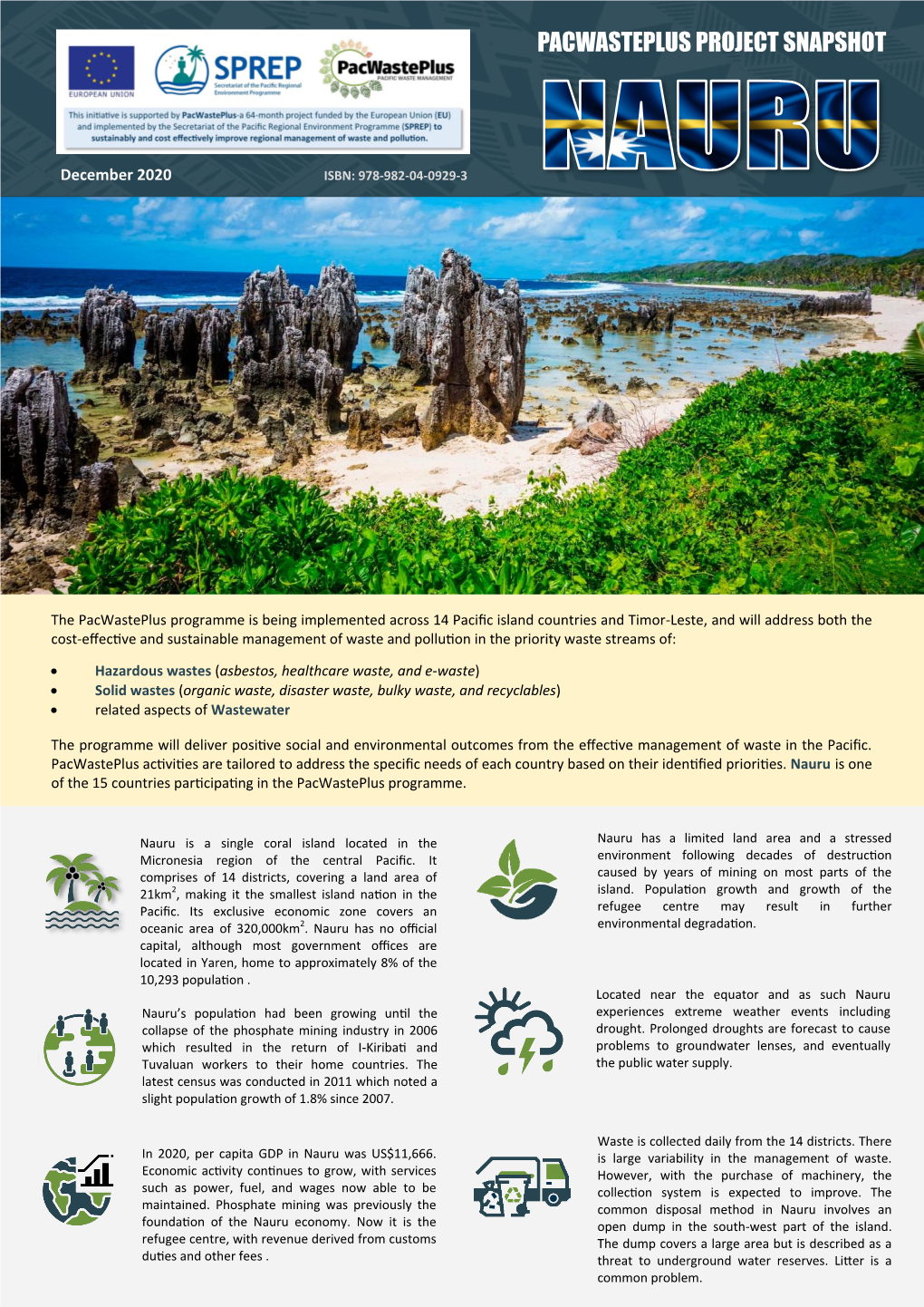 Download Pacwasteplus Project Snapshot-Nauru