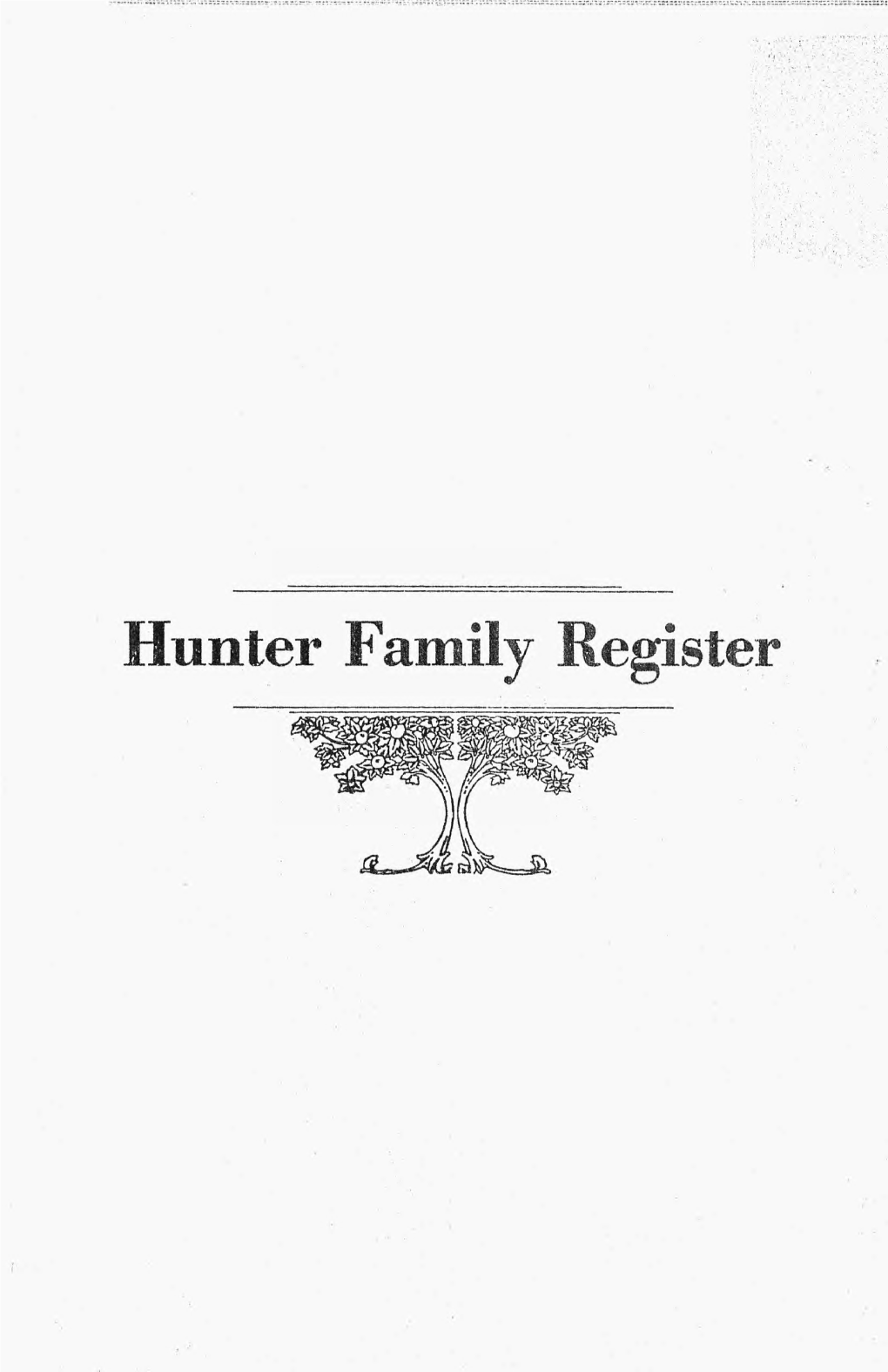 Descendants of Samuel Hunter of Augusta County, Virginia