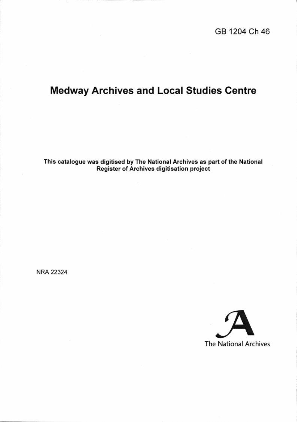 Medway Archives and Local Studies Centre