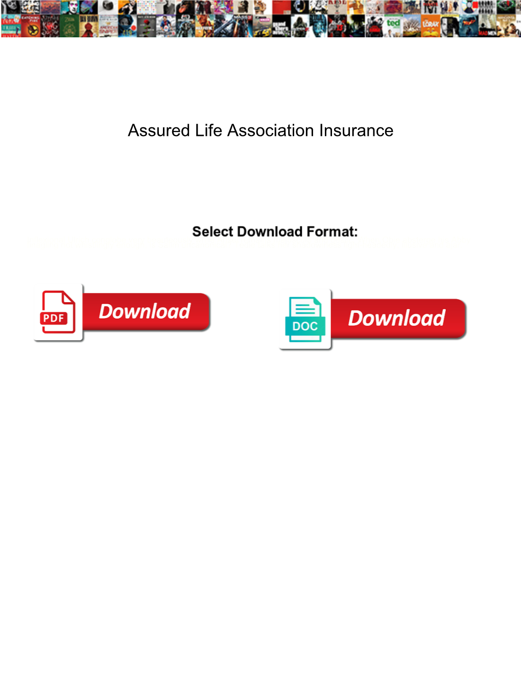 Assured Life Association Insurance