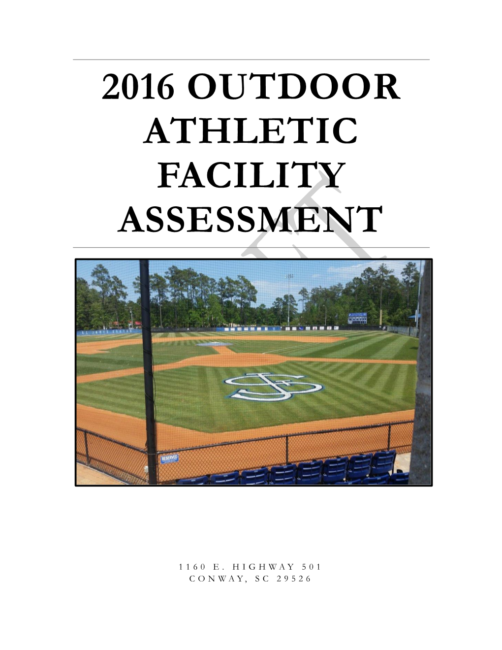 2016 Outdoor Athletic Facility Assessment