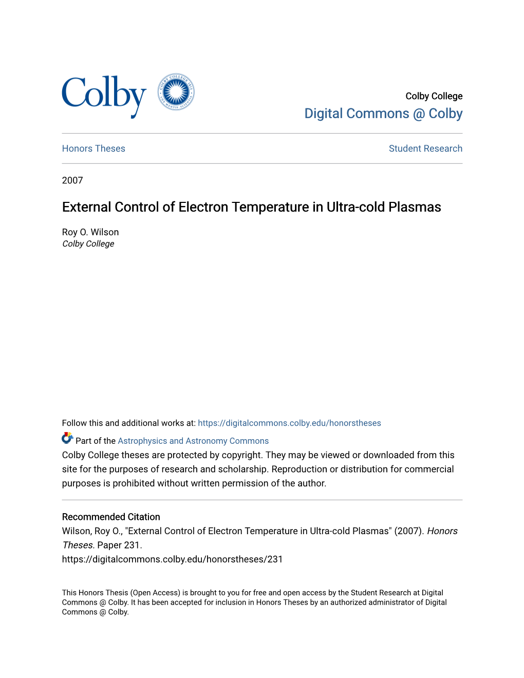 External Control of Electron Temperature in Ultra-Cold Plasmas