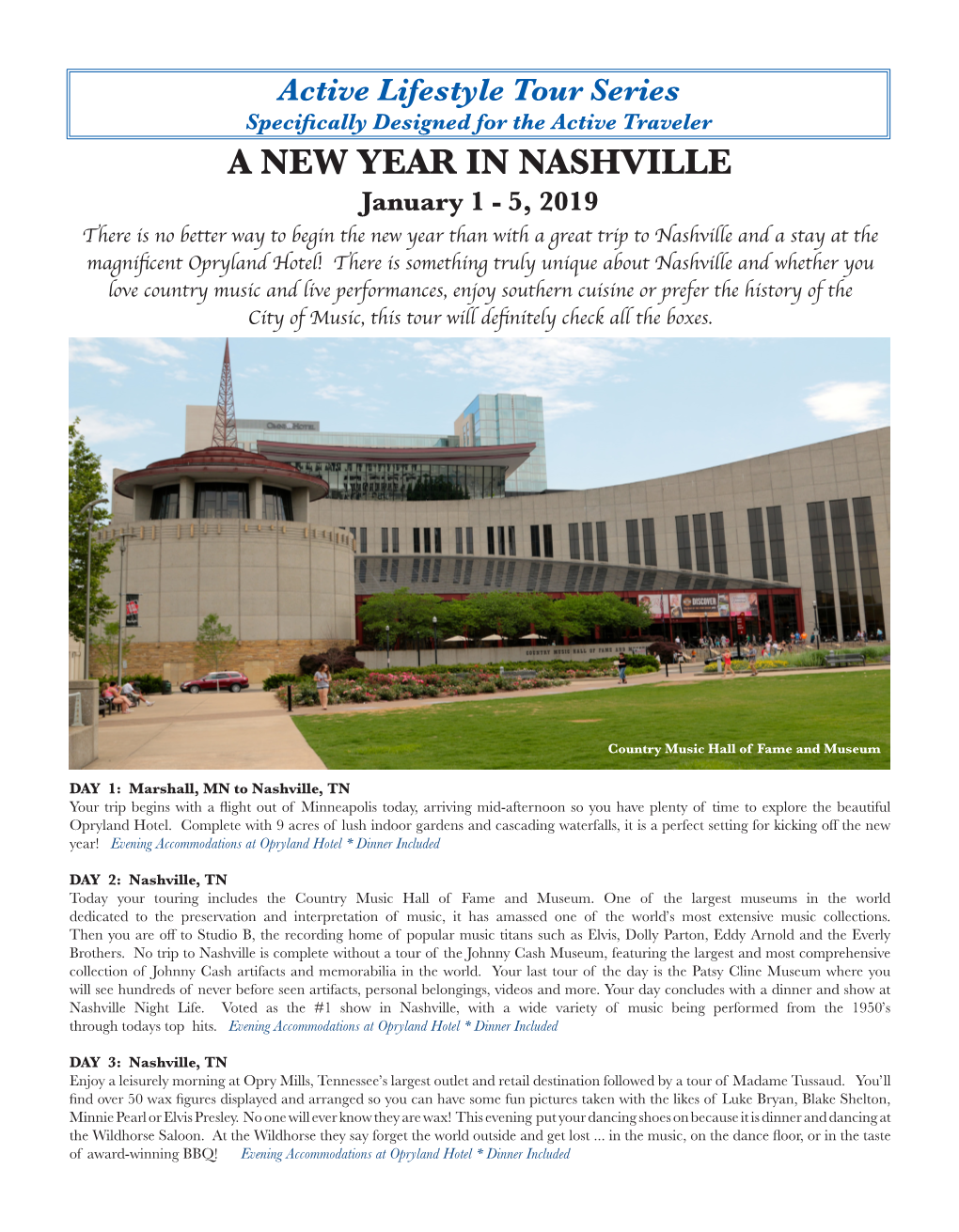 A New Year in Nashville