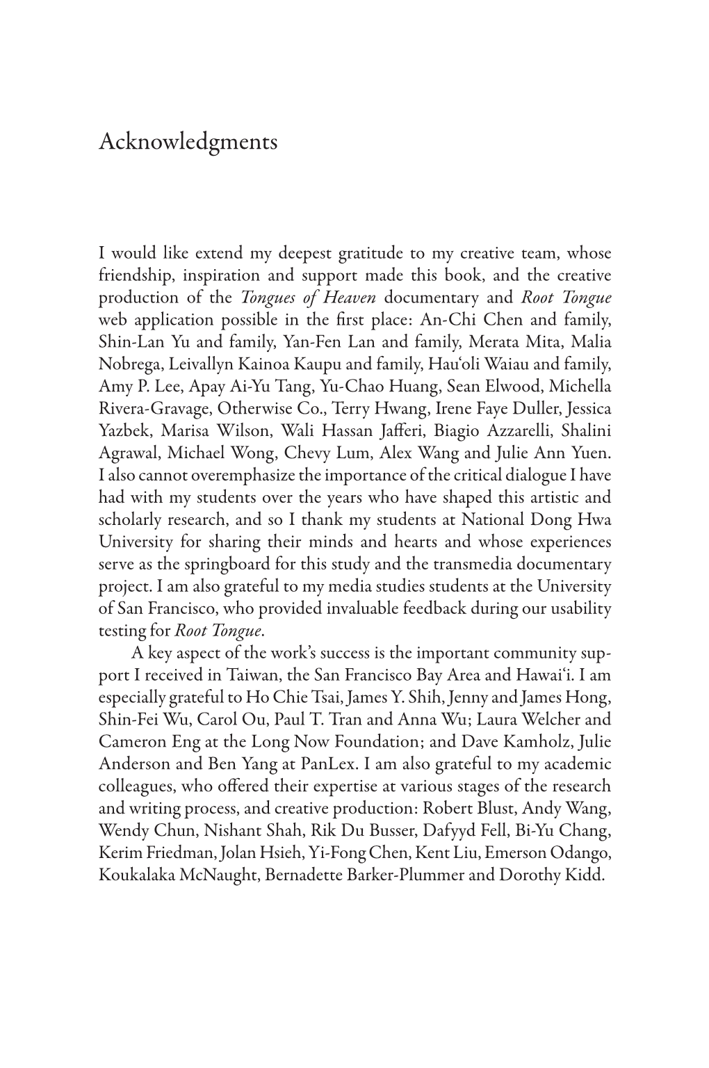 Acknowledgments