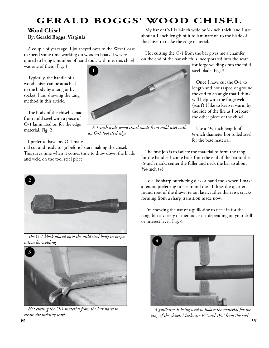 Gerald Boggs' Wood Chisel