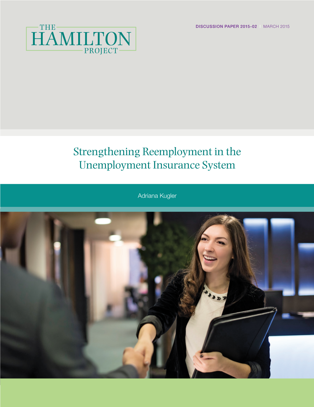 Strengthening Reemployment in the Unemployment Insurance System