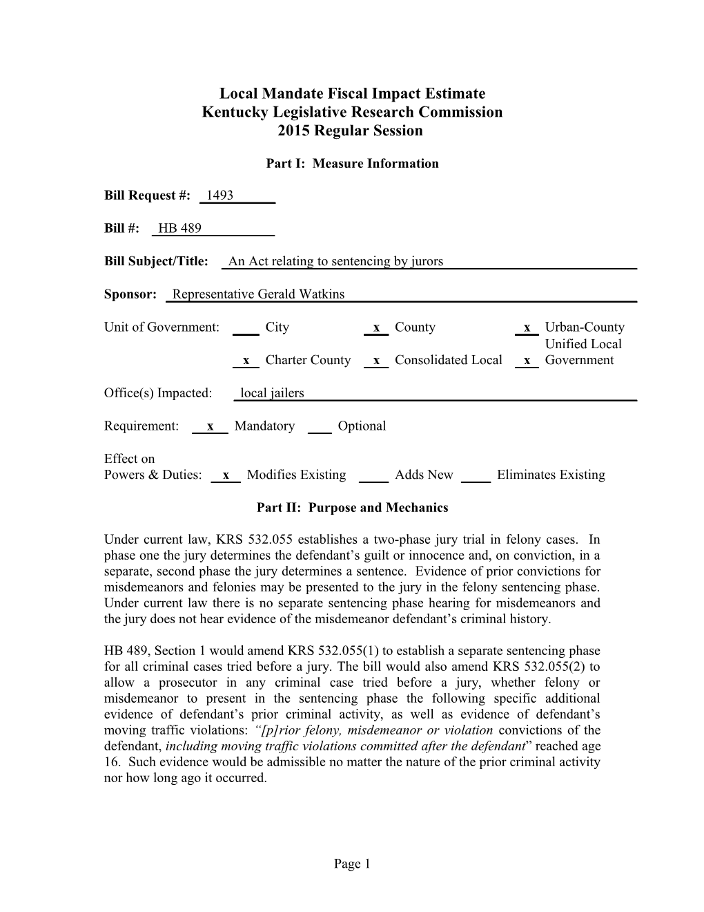 Commonwealth of Kentucky s65