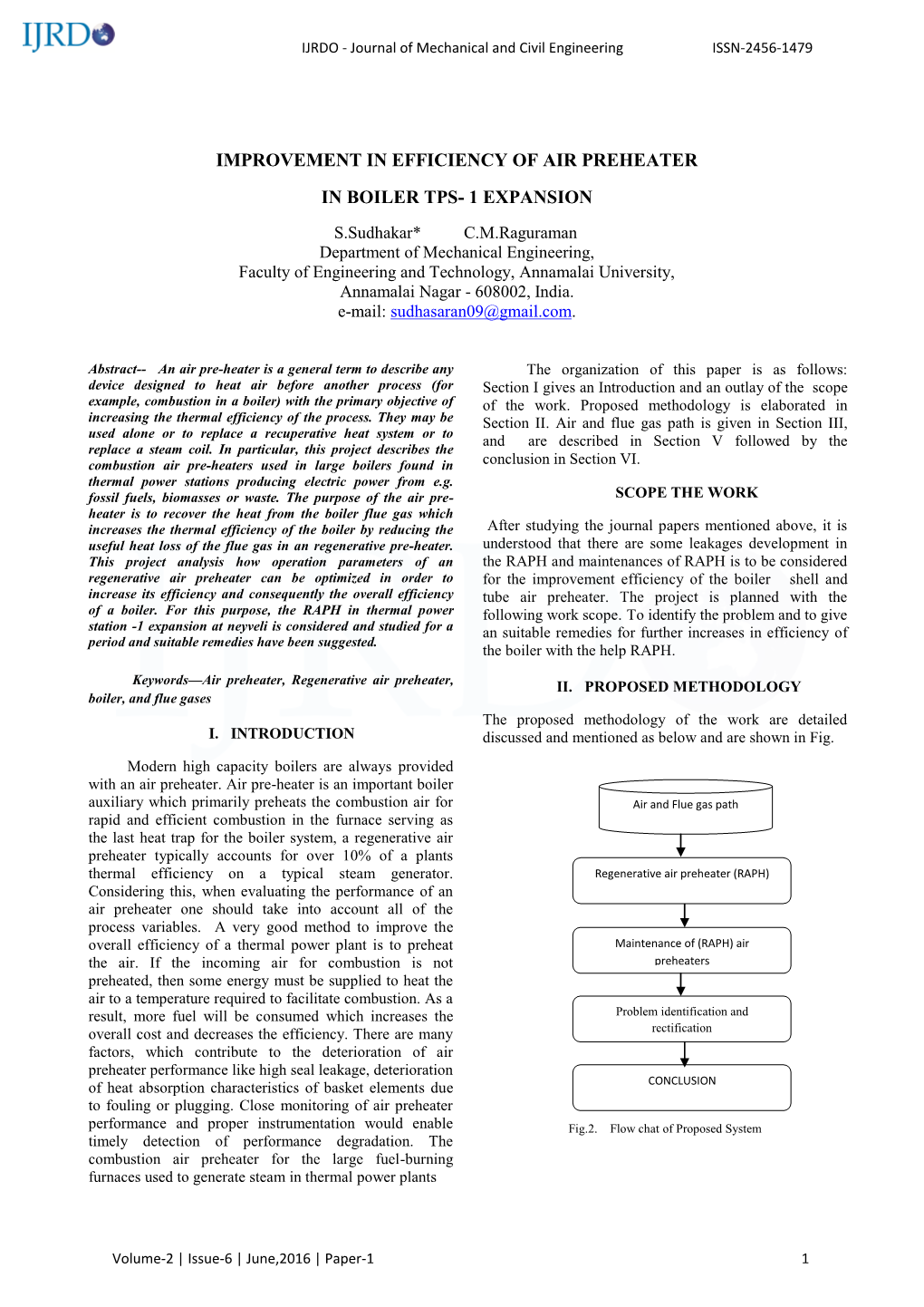 Improvement in Efficiency of Air Preheater in Boiler Tps- 1 Expansion