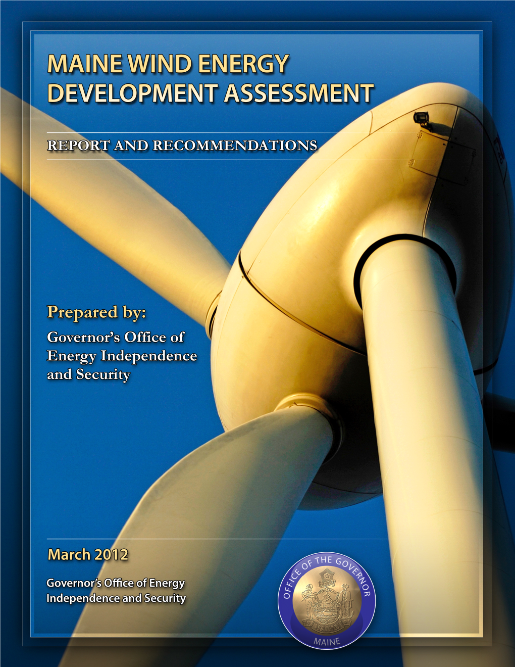 Maine Wind Energy Development Assessment
