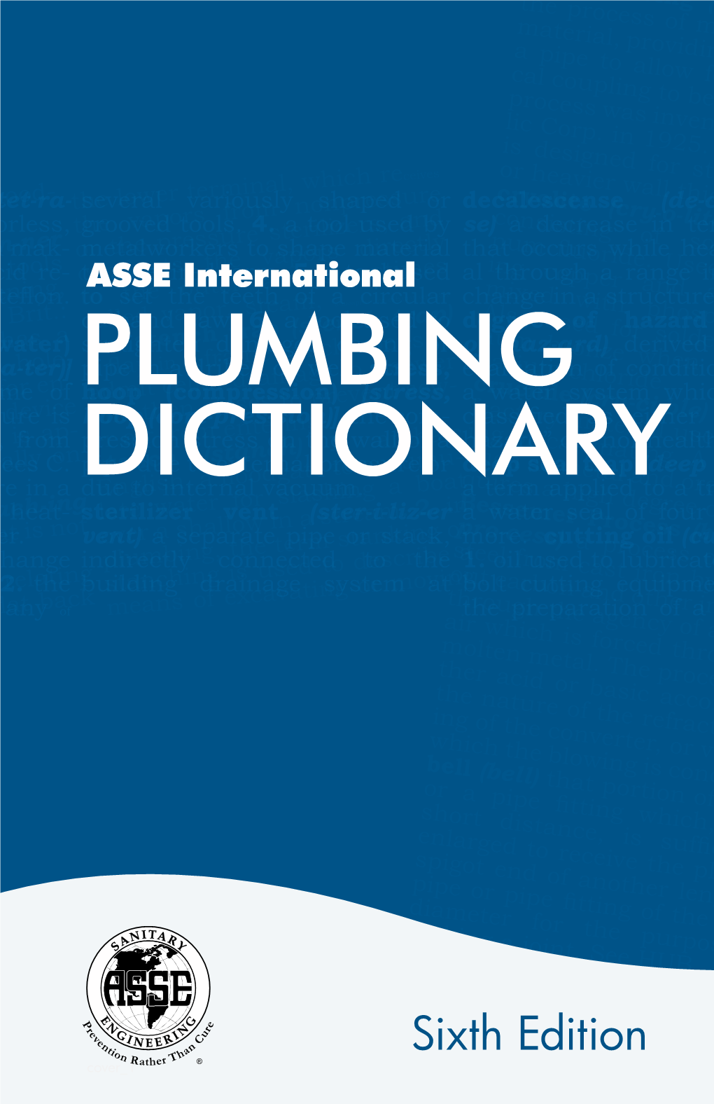 PLUMBING DICTIONARY Sixth Edition