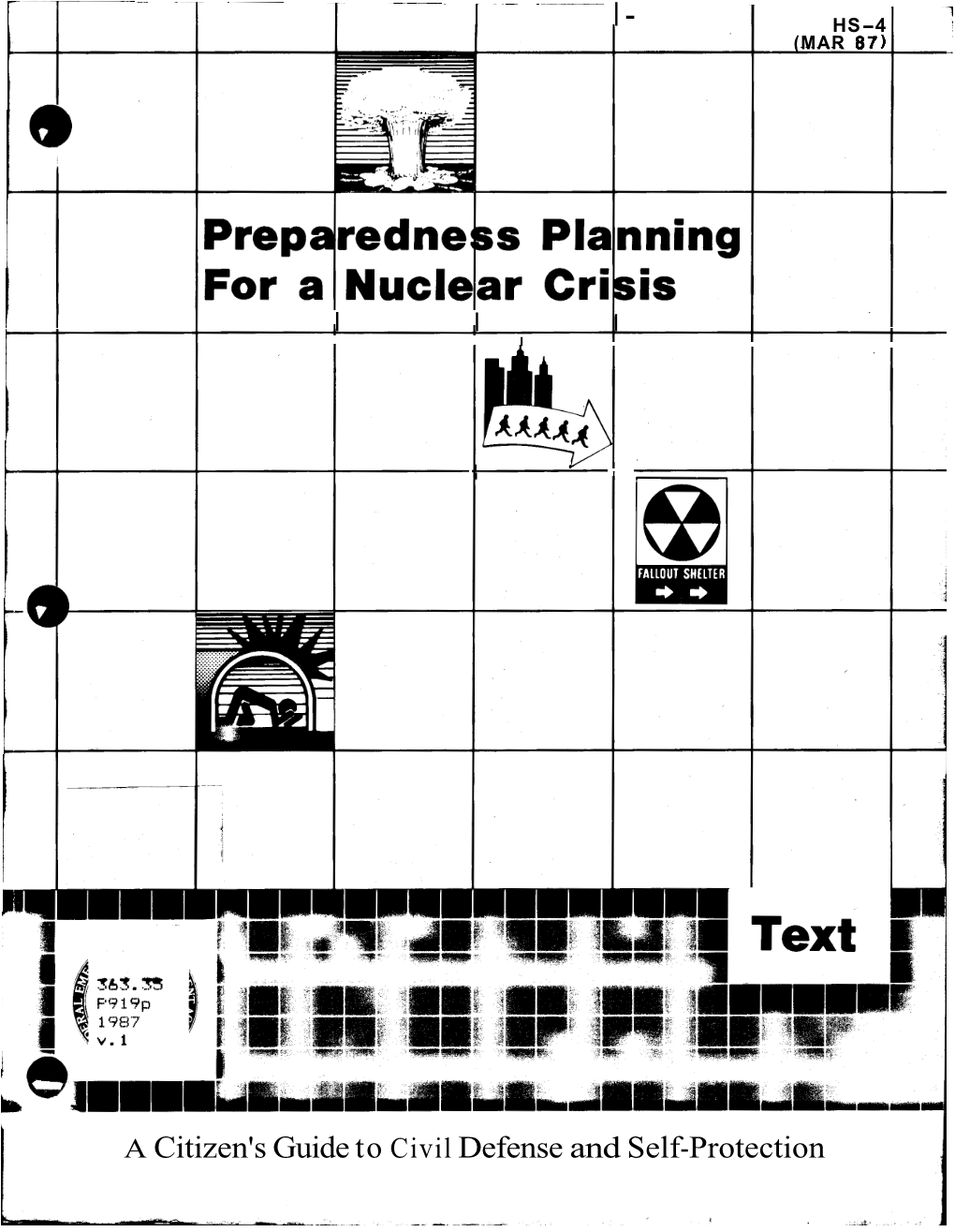Preparedness Planning for a Nuclear Crisis .Pdf