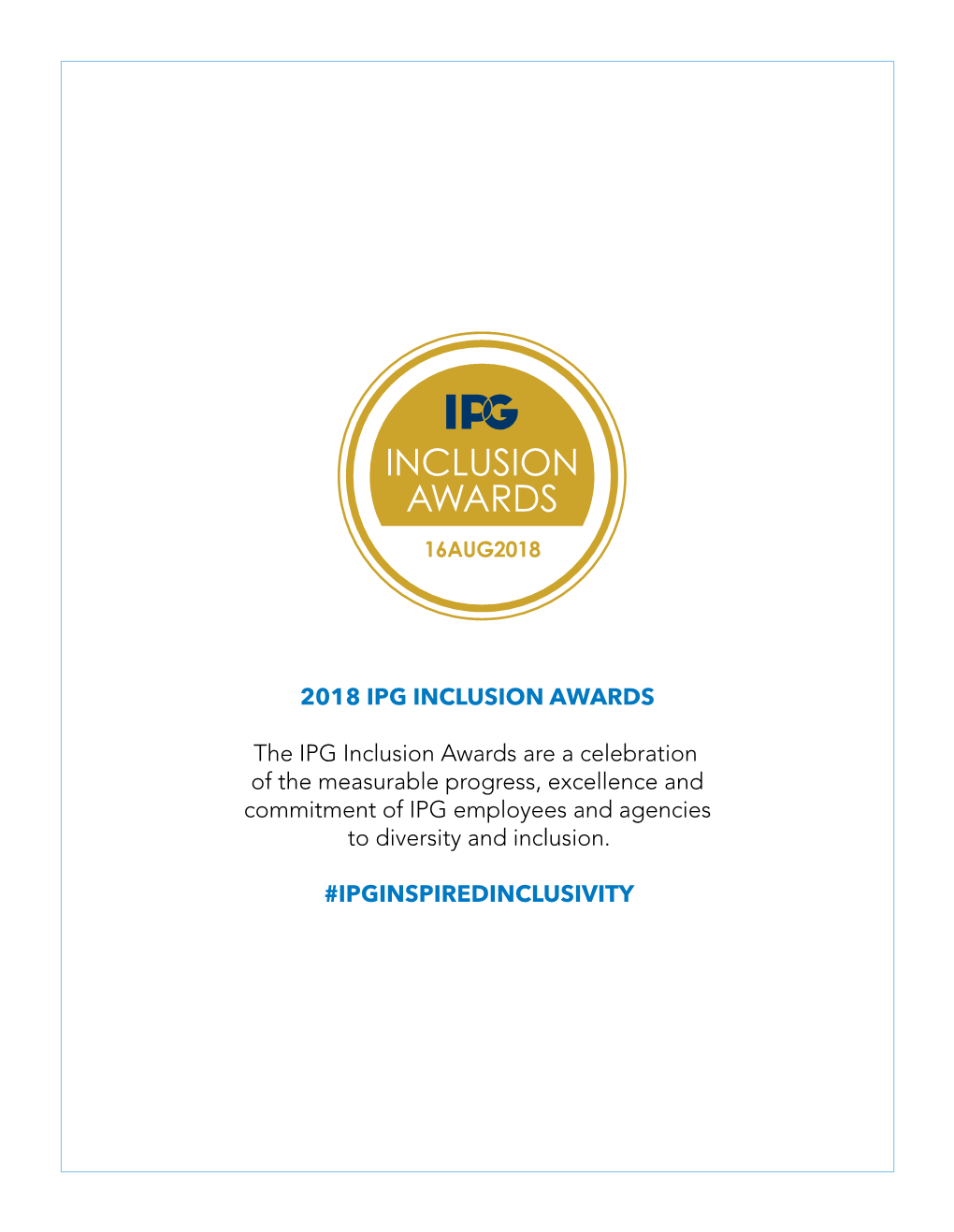 2018 Ipg Inclusion Awards