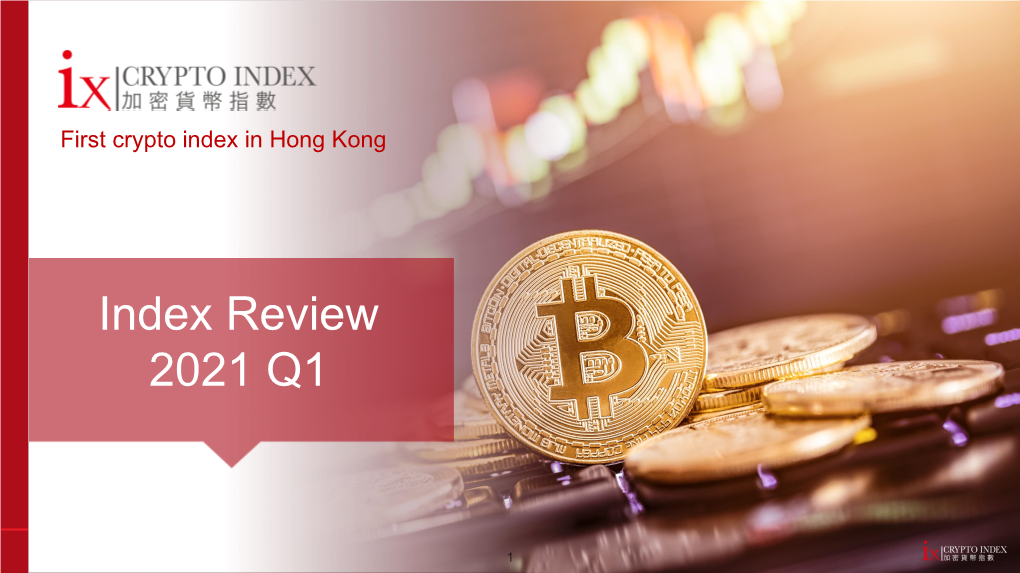 First Crypto Index in Hong Kong