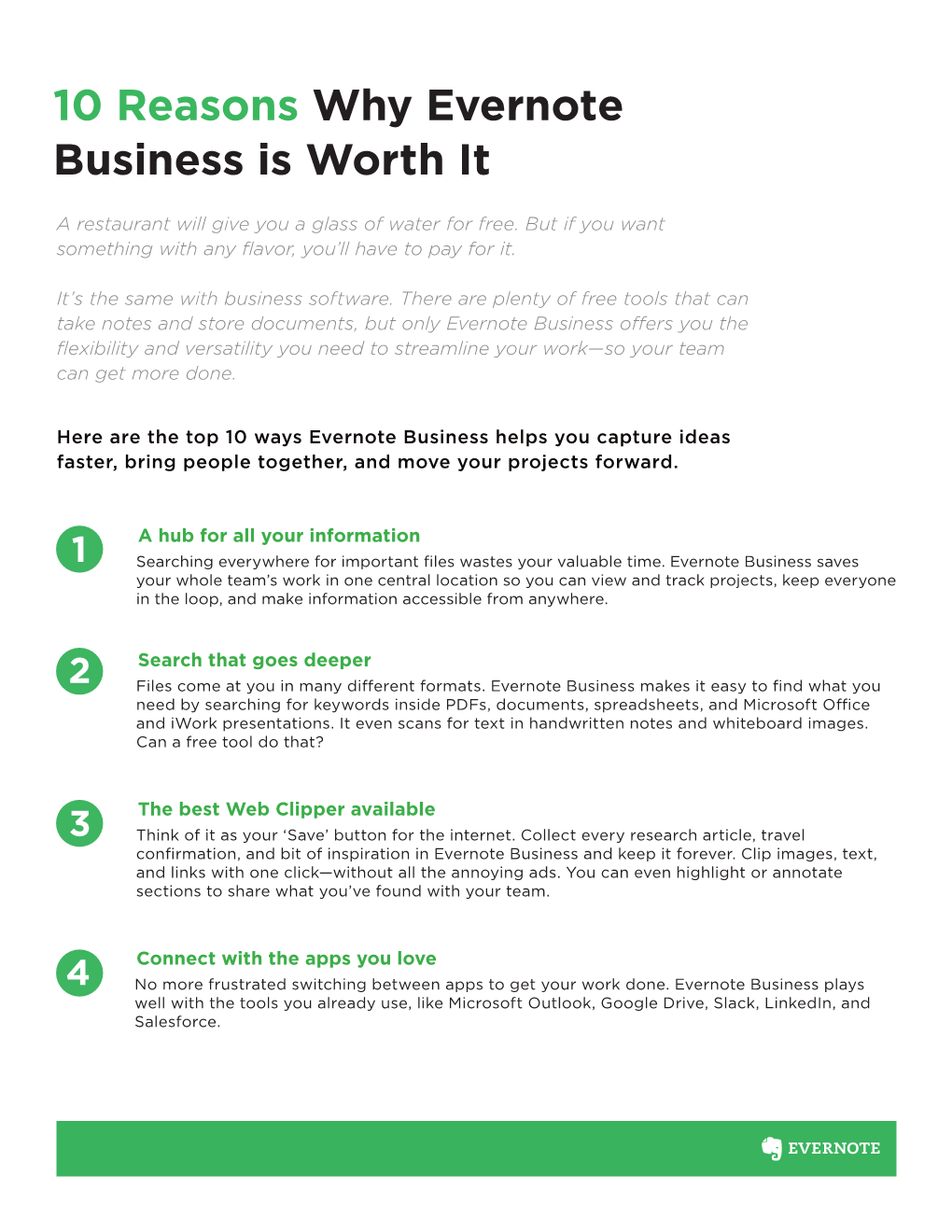 10 Reasons Why Evernote Business Is Worth It