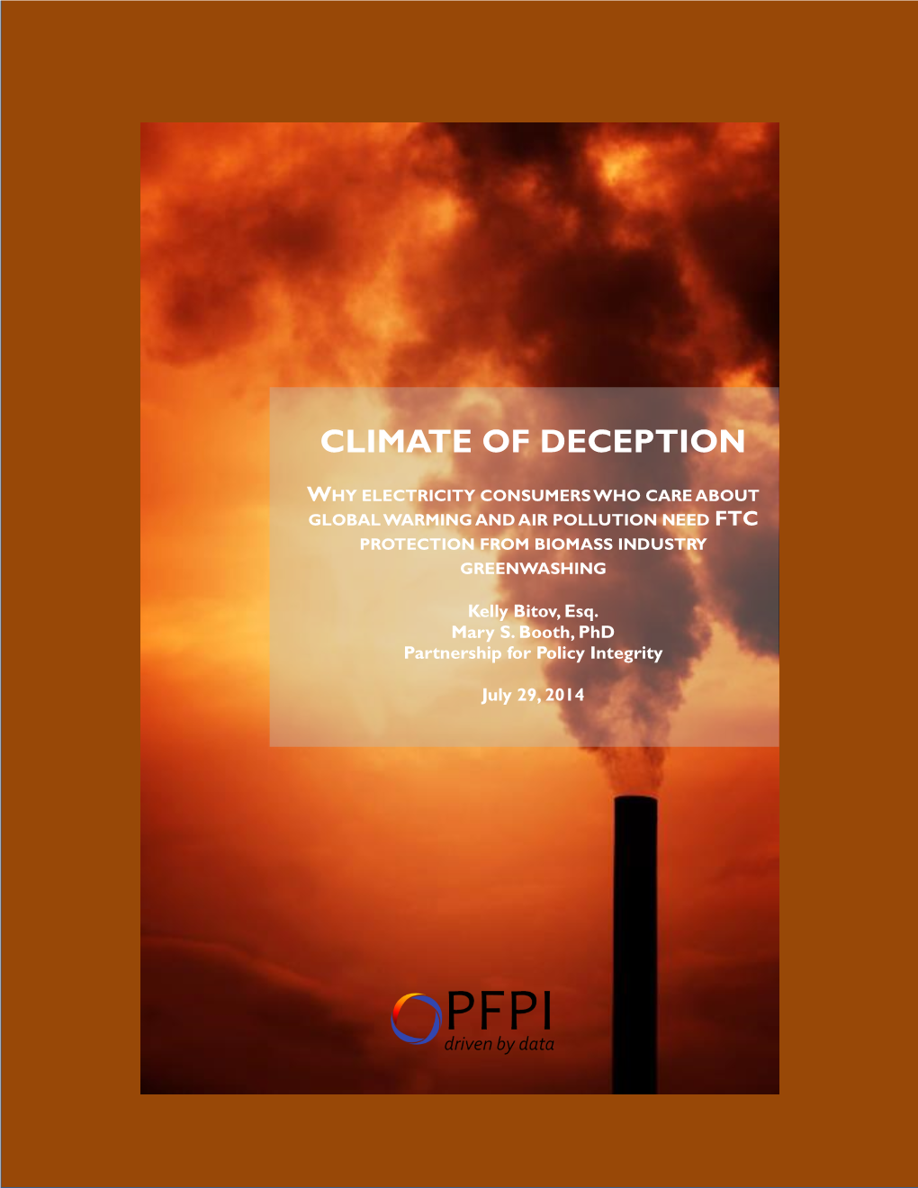 Climate of Deception