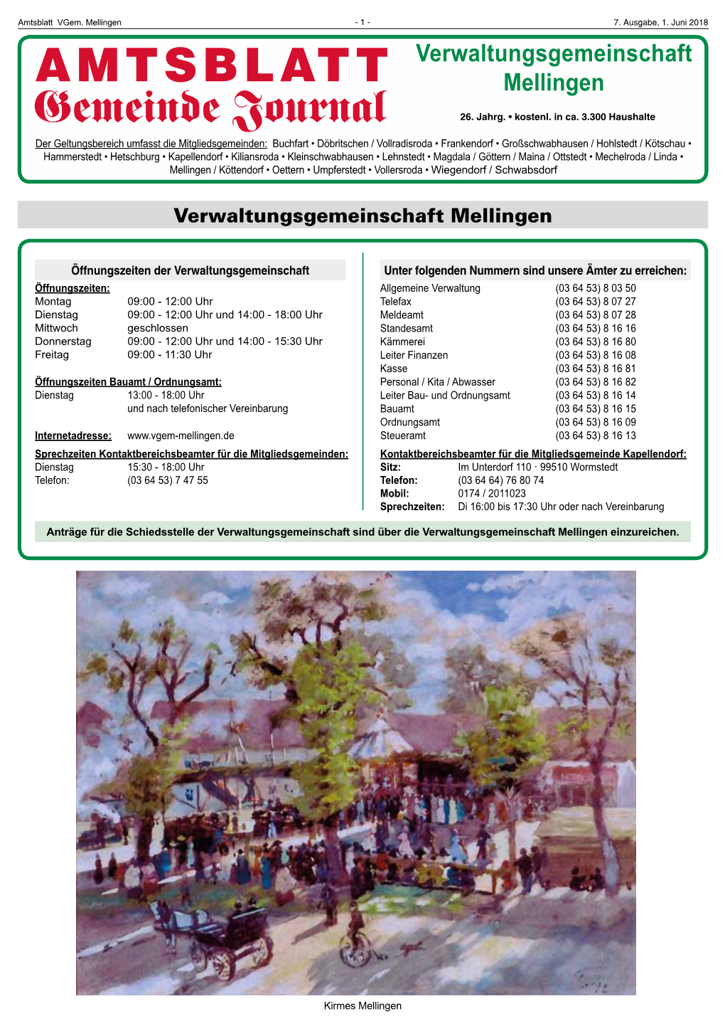 Ausgabe 07/18 Vom 01.06.2018