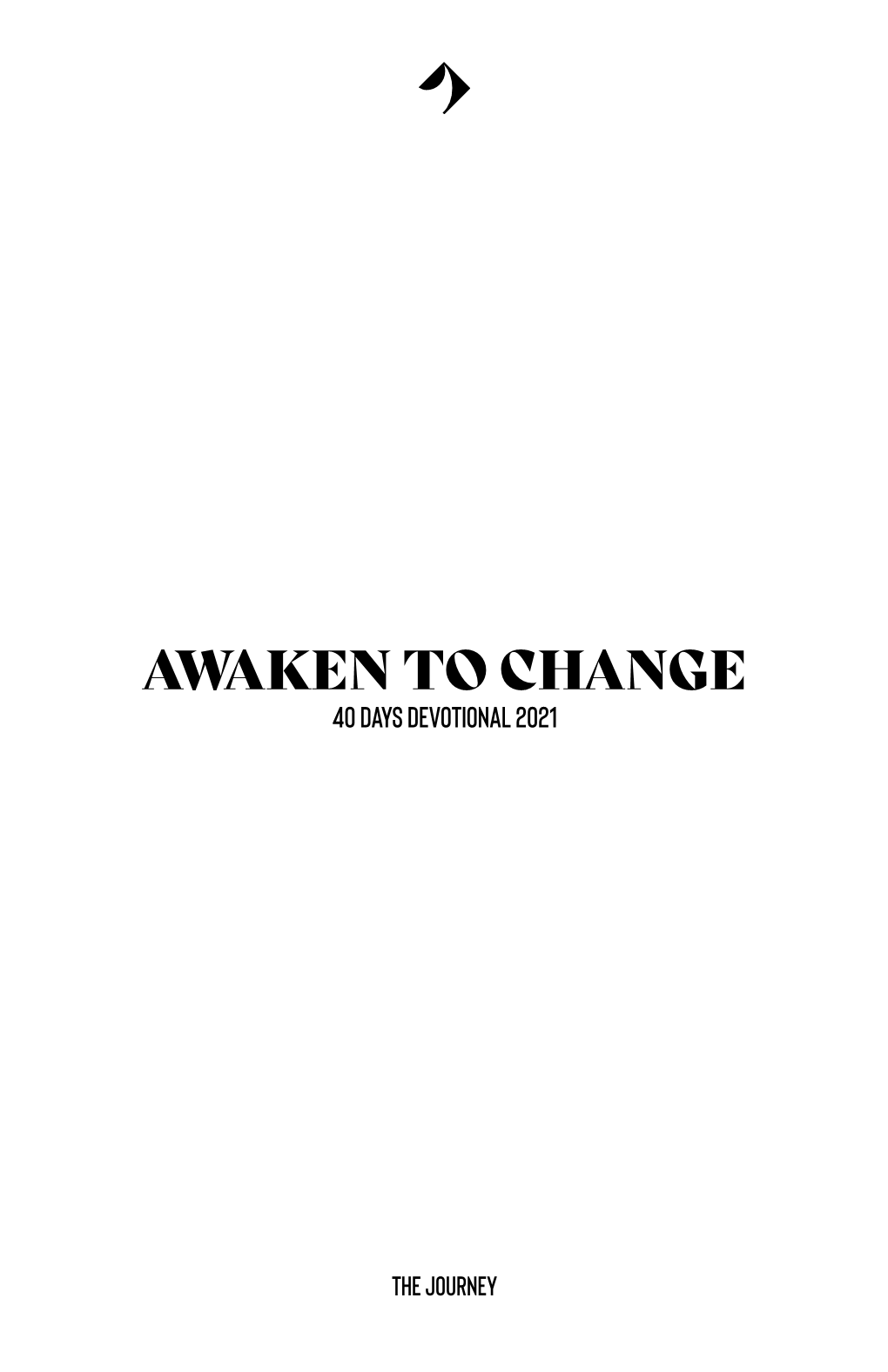 Awaken to Change 40 Days Devotional 2021