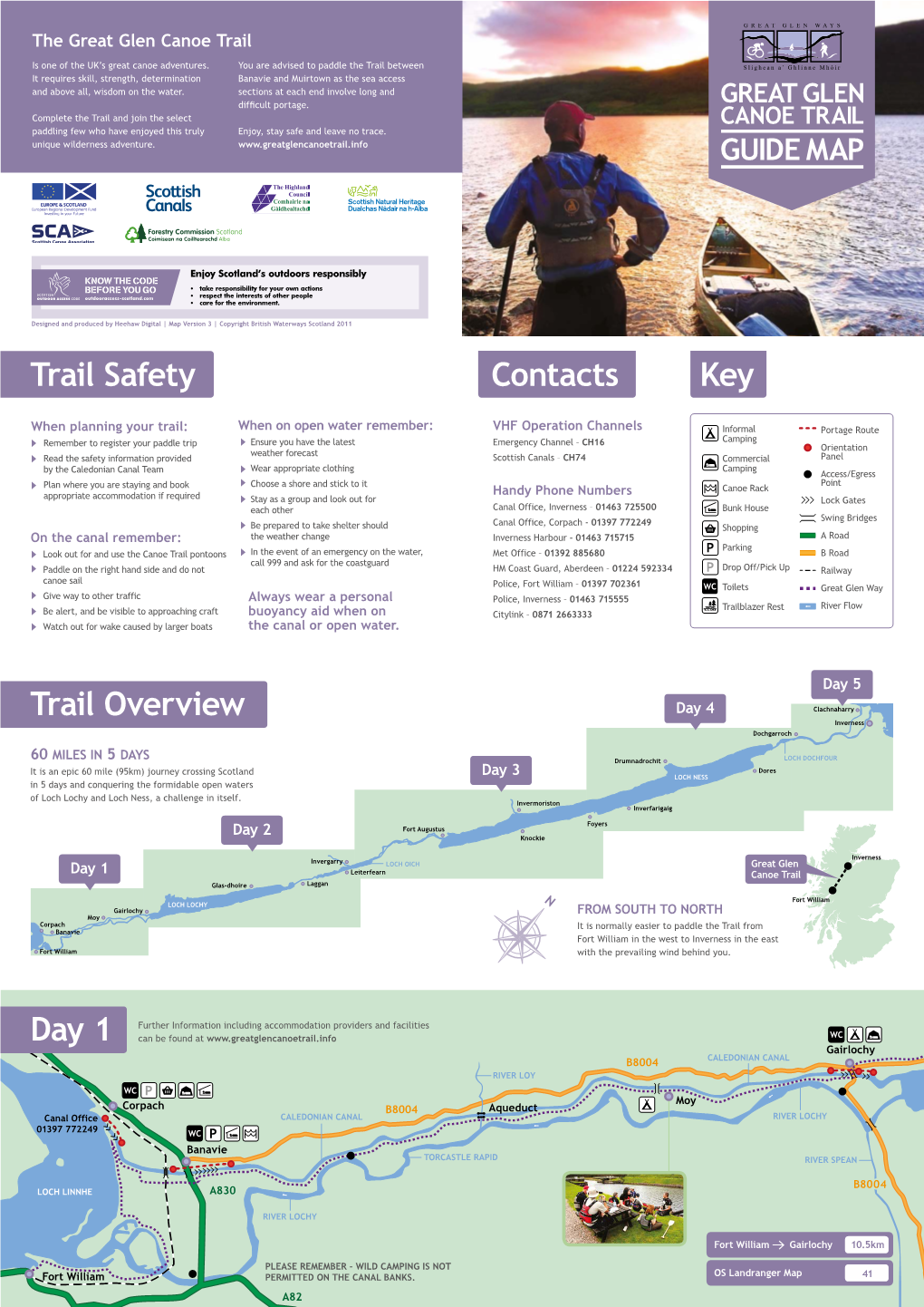 Day 1 Trail Safety Trail Overview Key Contacts