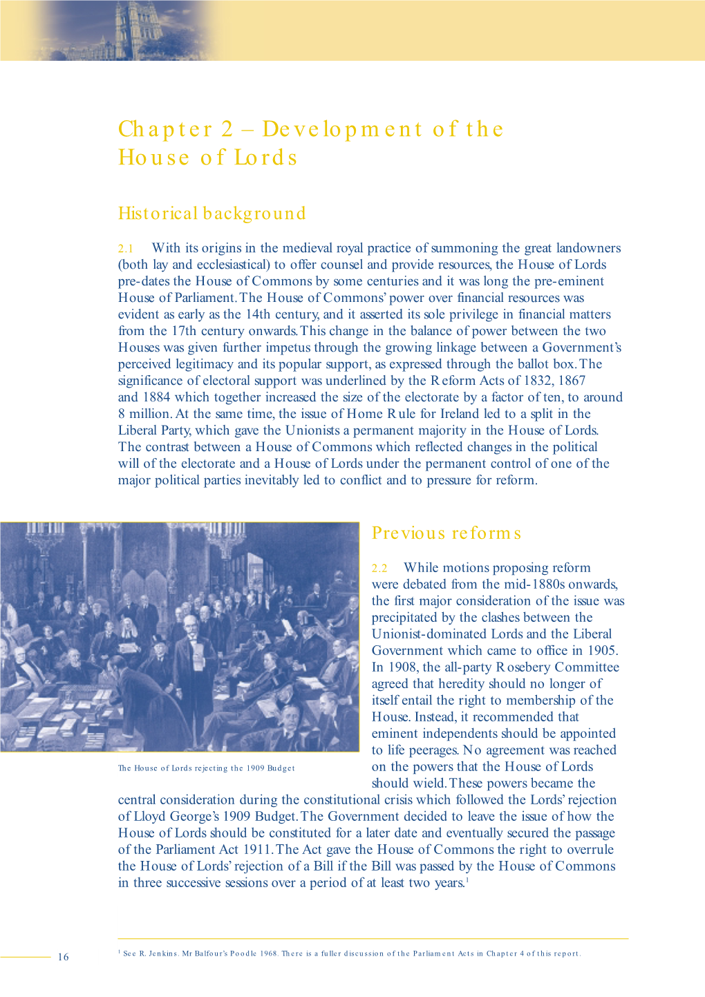 Chapter 2 – Development of the House of Lords