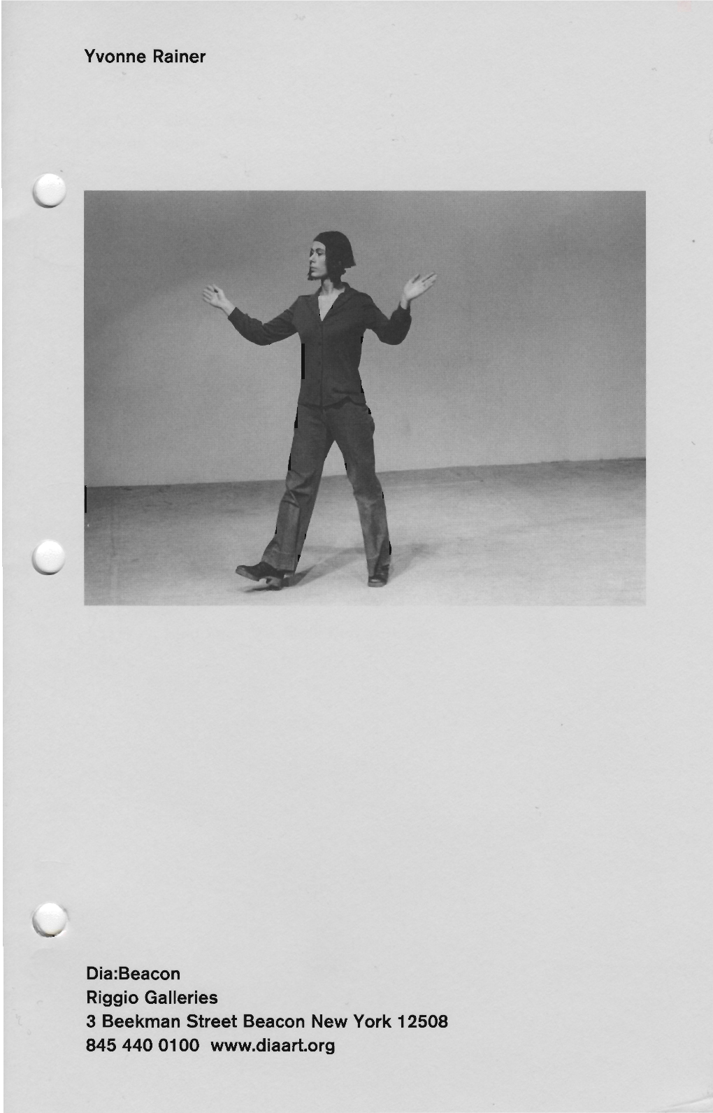 Brochure, Yvonne Rainer.Pdf