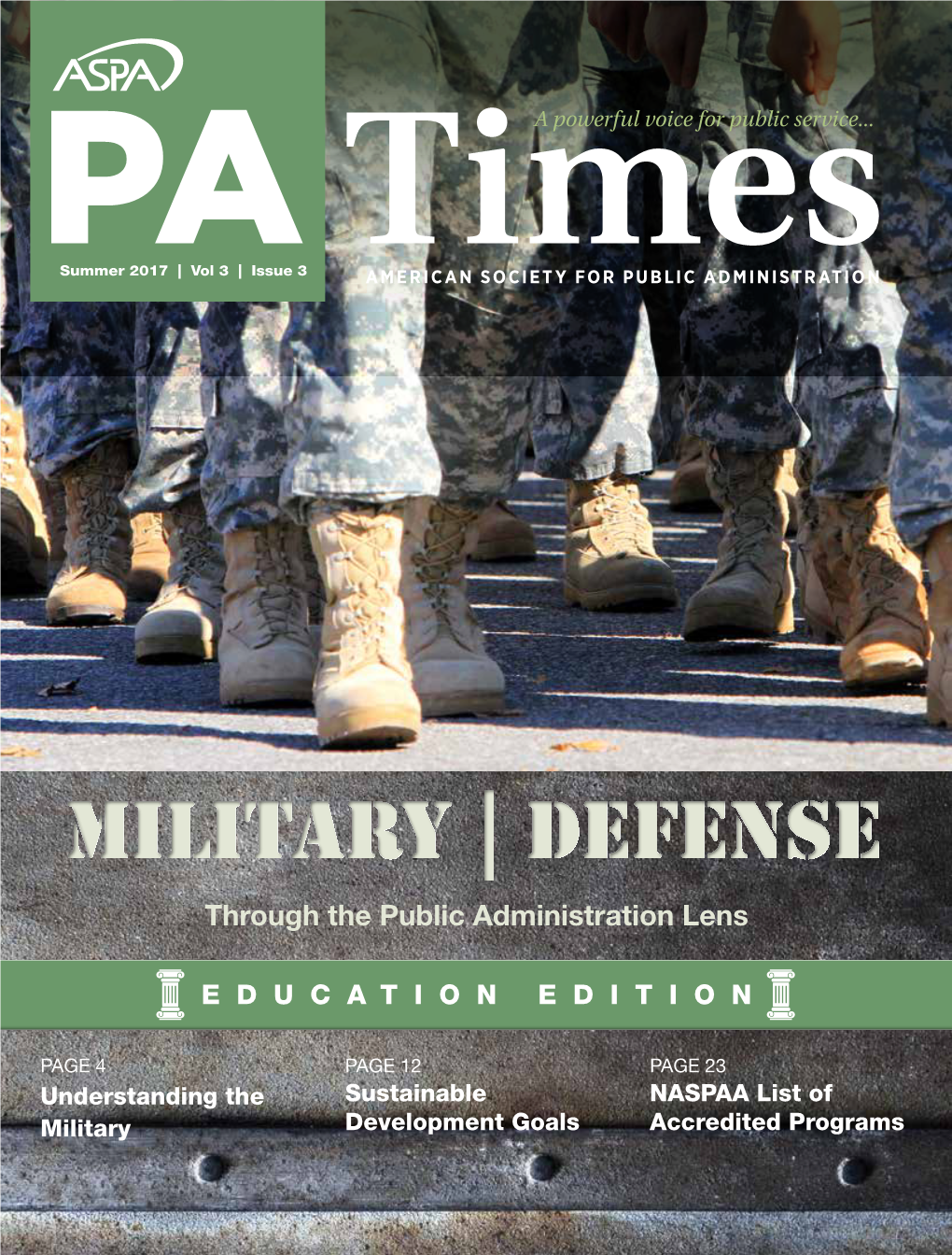 Military | Defense Through the Public Administration Lens