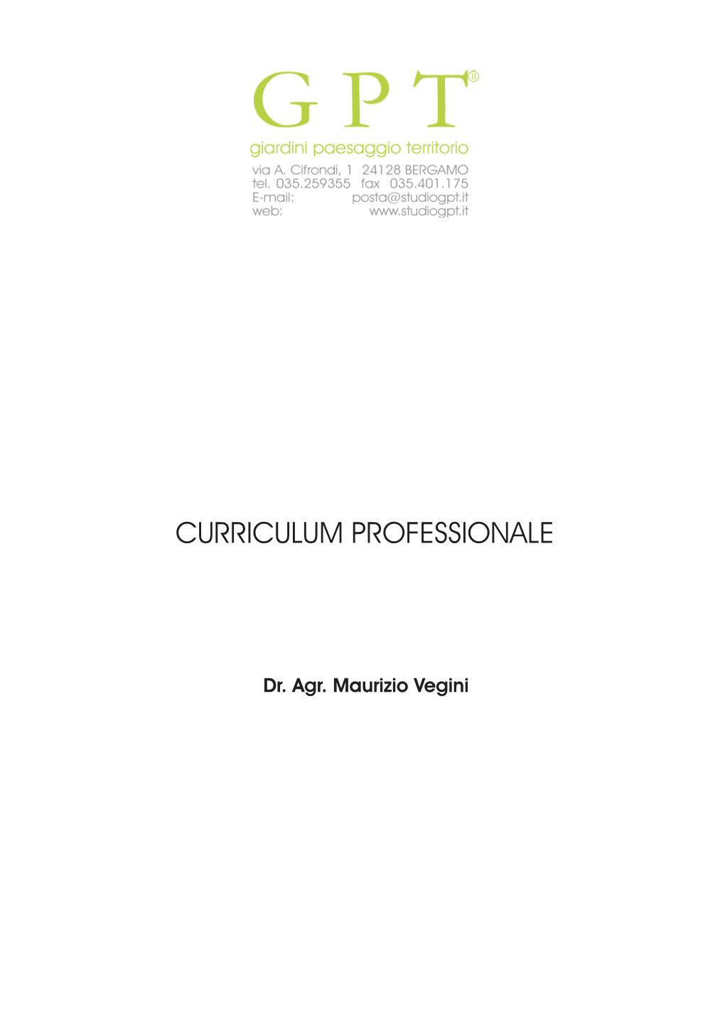 Curriculum�Professionale