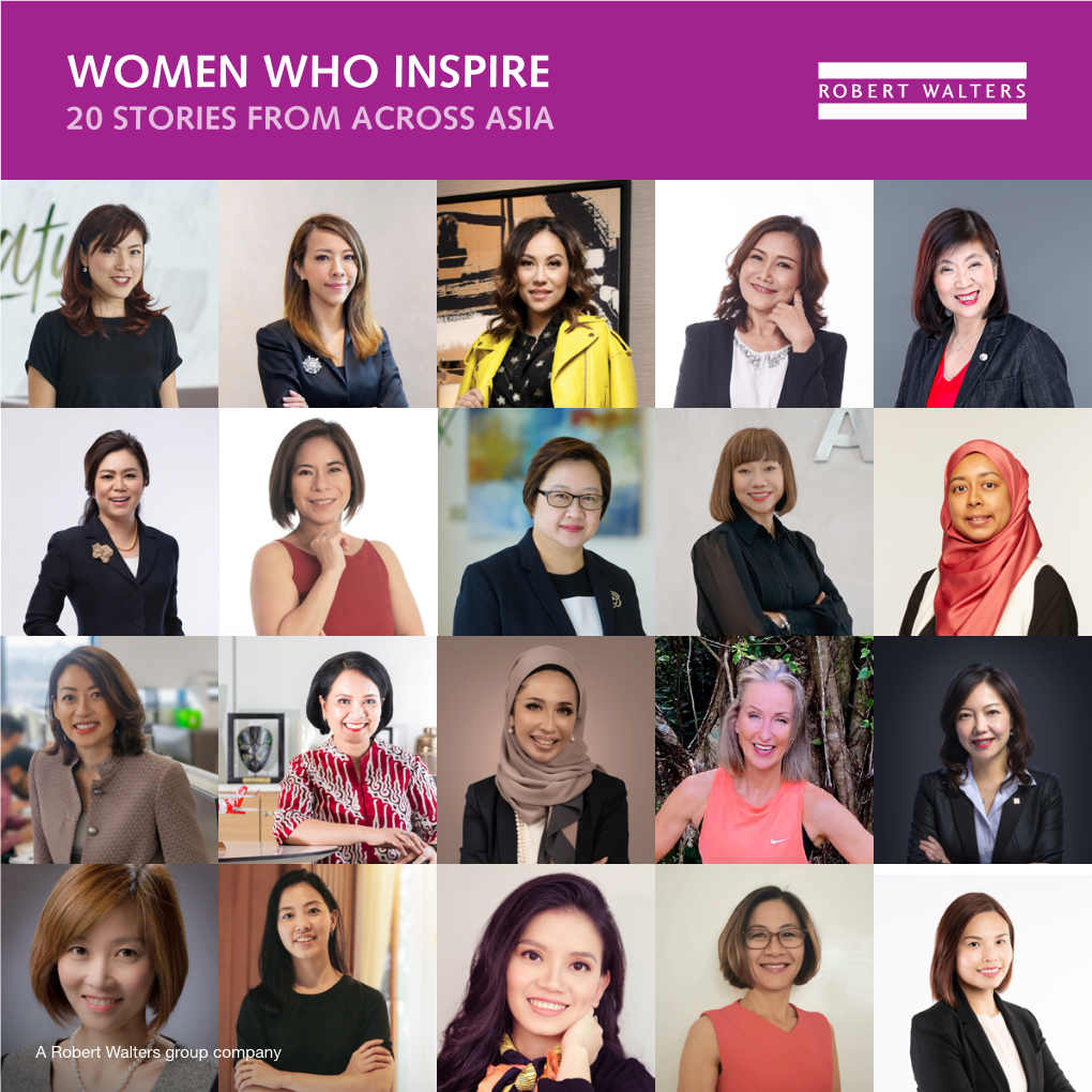 Women Who Inspire: 20 Stories from Across Asia