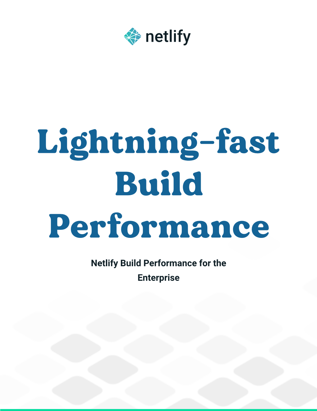 Netlify Build Performance for the Enterprise Build Performance