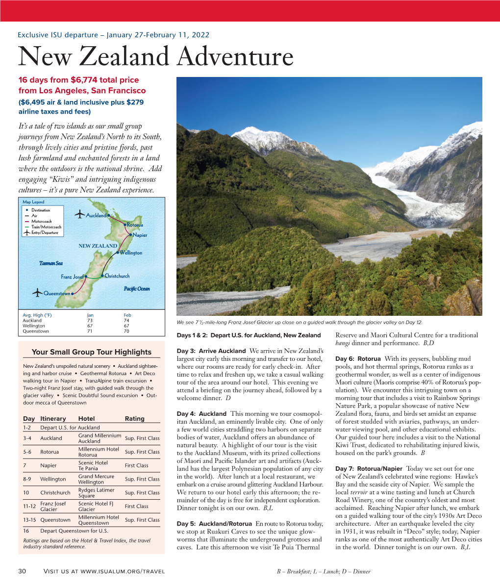 New Zealand Adventure