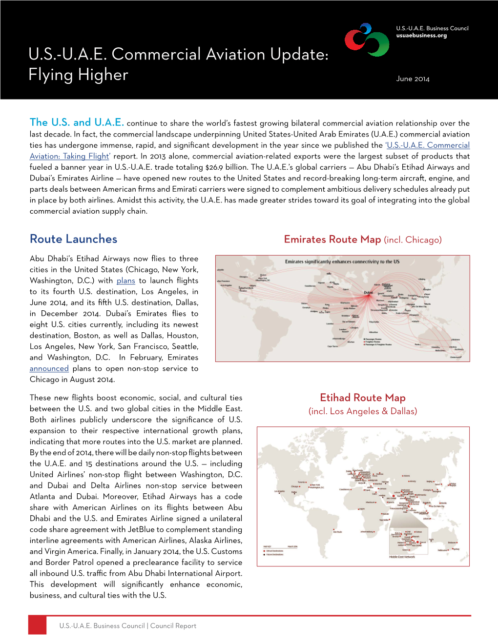 US-UAE Commercial Aviation Update