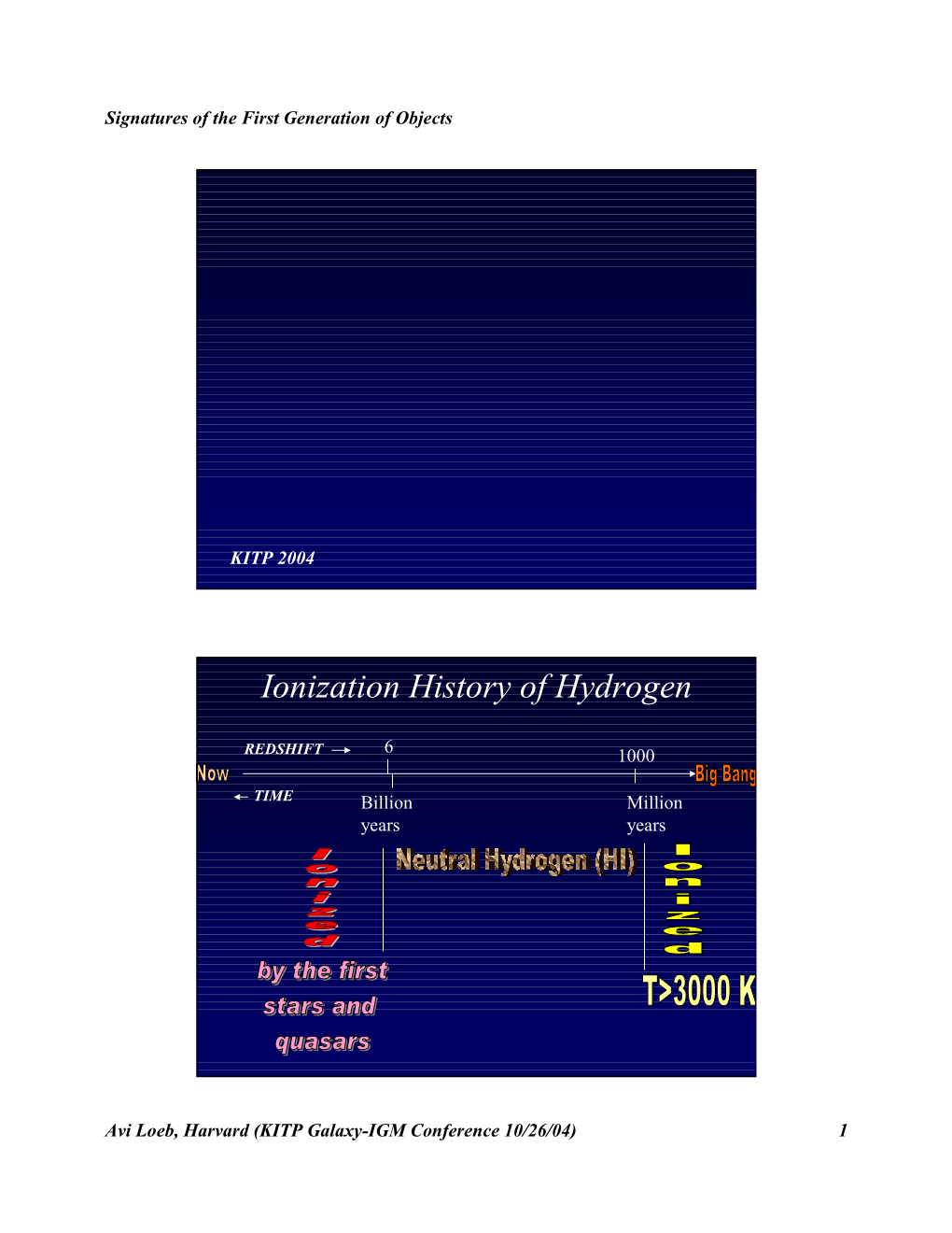 Ionization History of Hydrogen