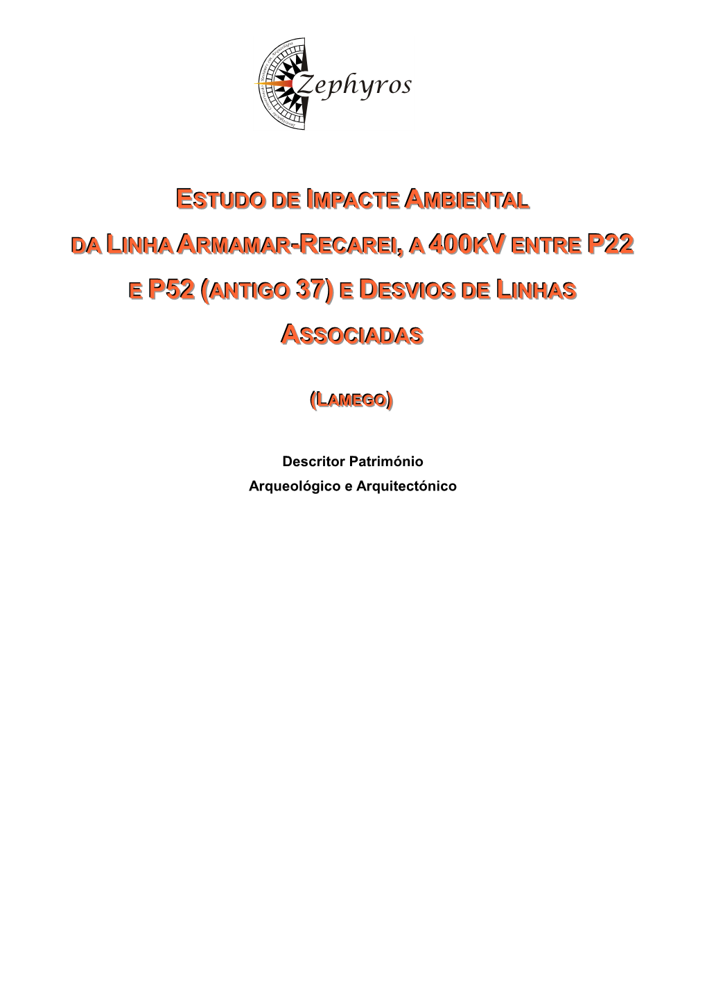 IGESPAR Relatório Final Linha Armamar