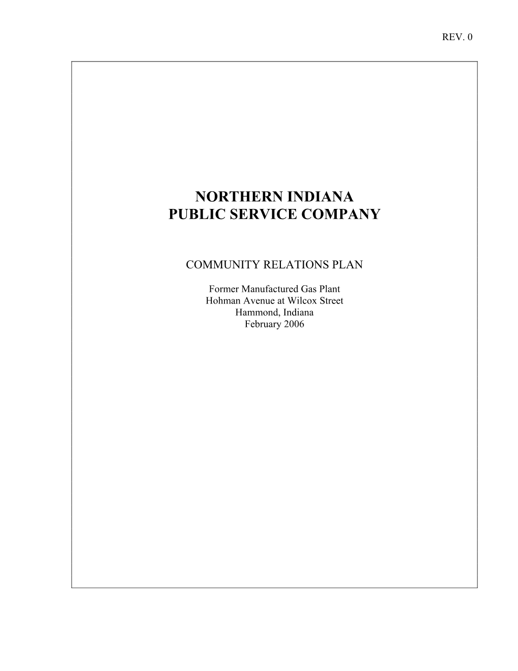 Northern Indiana Public Service Company