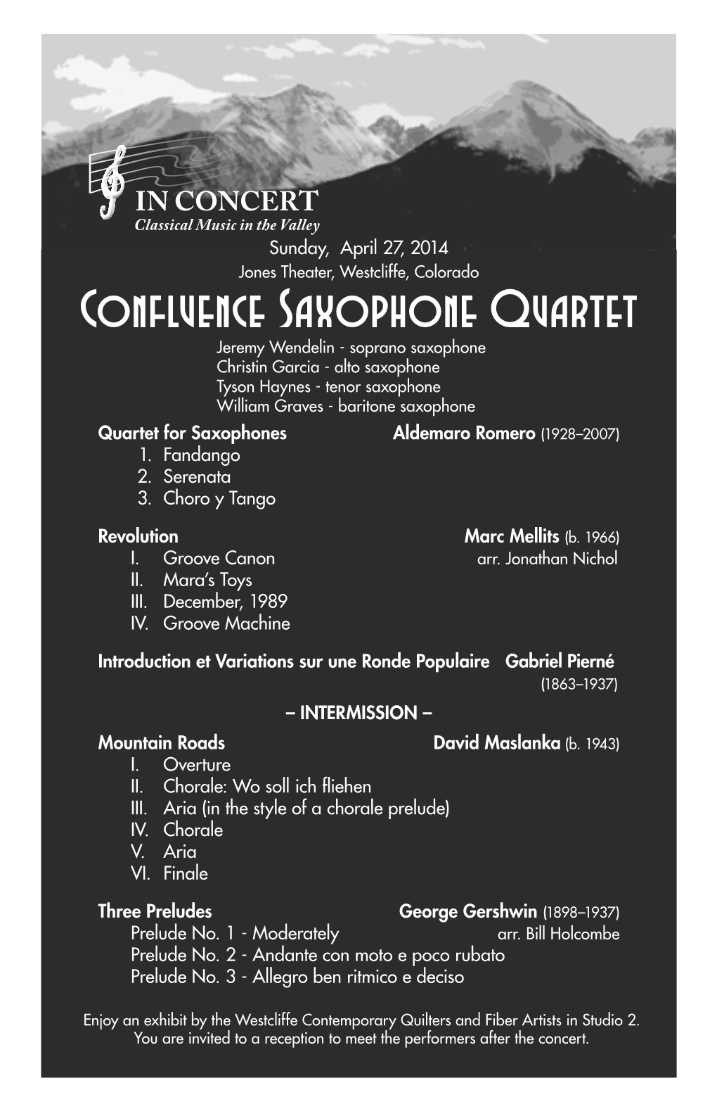 Confluence Saxophone Quartet