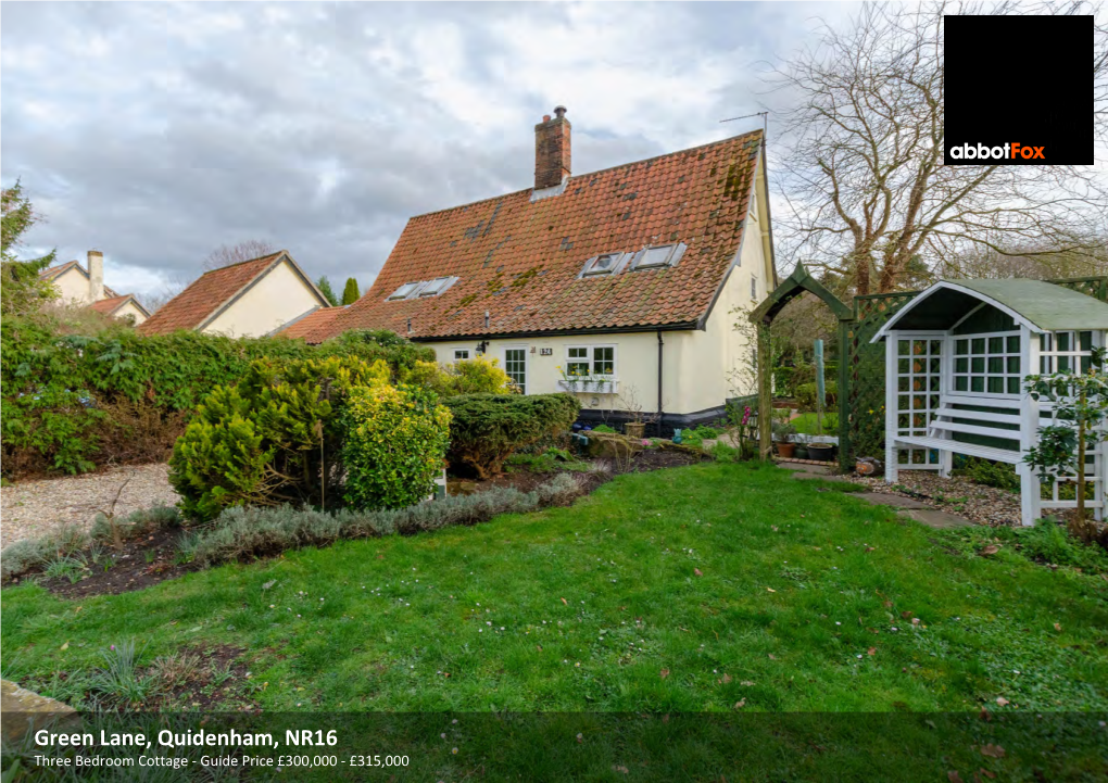 Green Lane, Quidenham, NR16