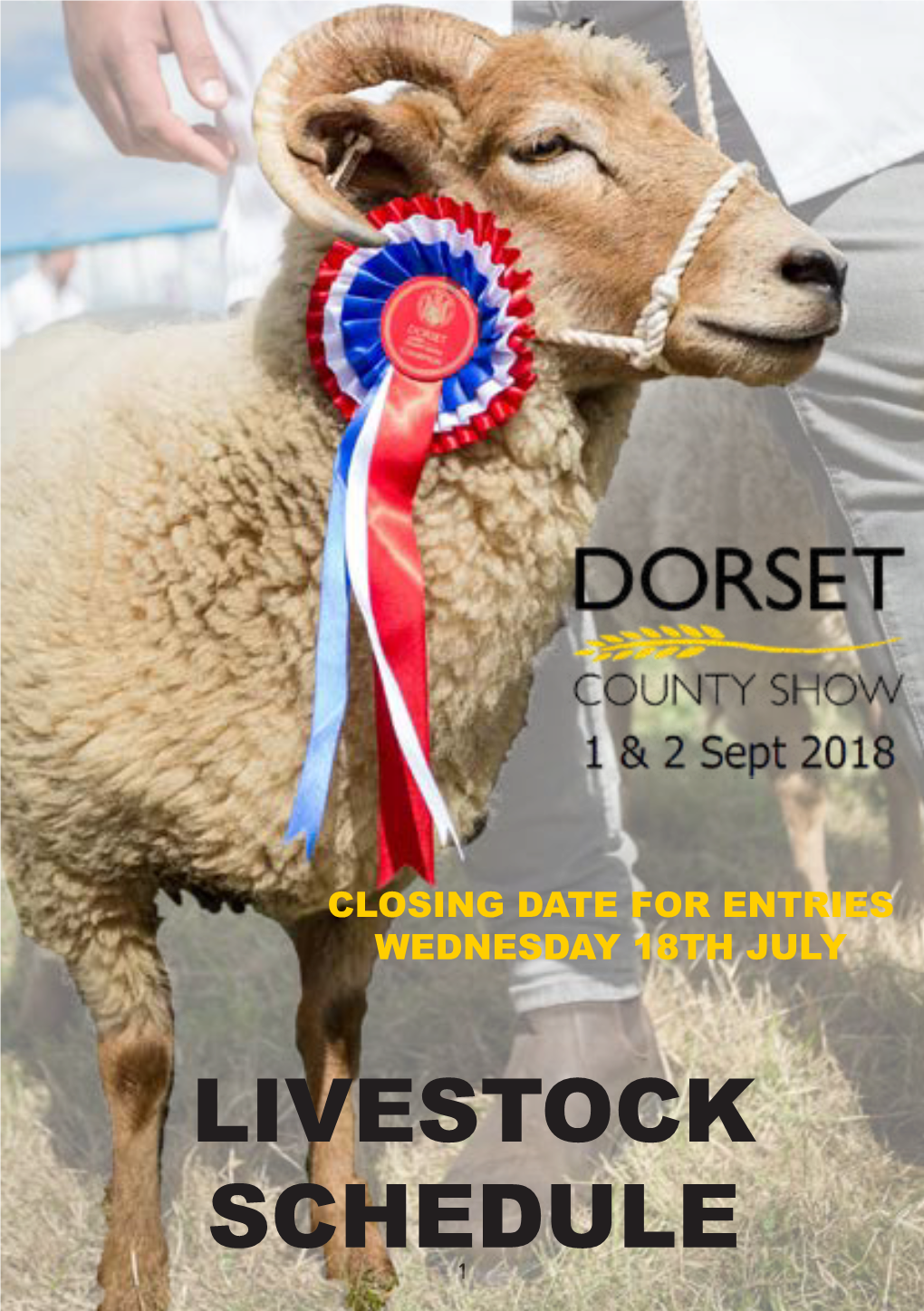 LIVESTOCK SCHEDULE 1 40746 LIVESTOCK Schedule 17 V4 Dorsetlivestock 17 09/05/2017 12:01 Page 2