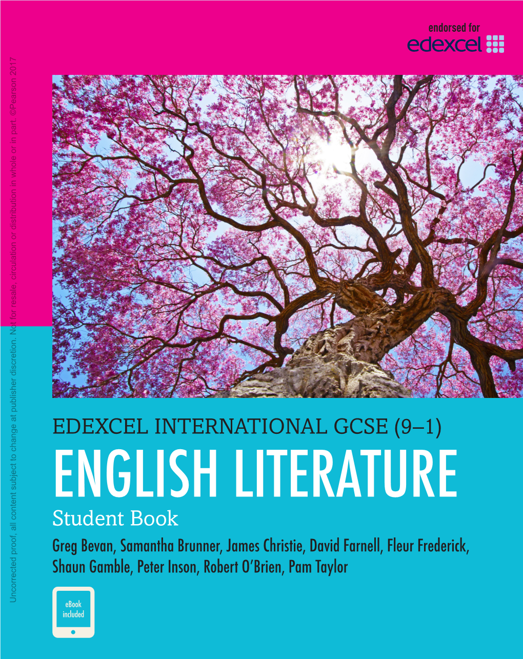 EDEXCEL INTERNATIONAL GCSE (9 –1) Student Book
