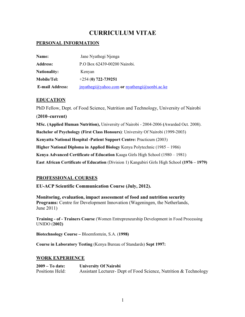 Jane Njengas Cv.Pdf