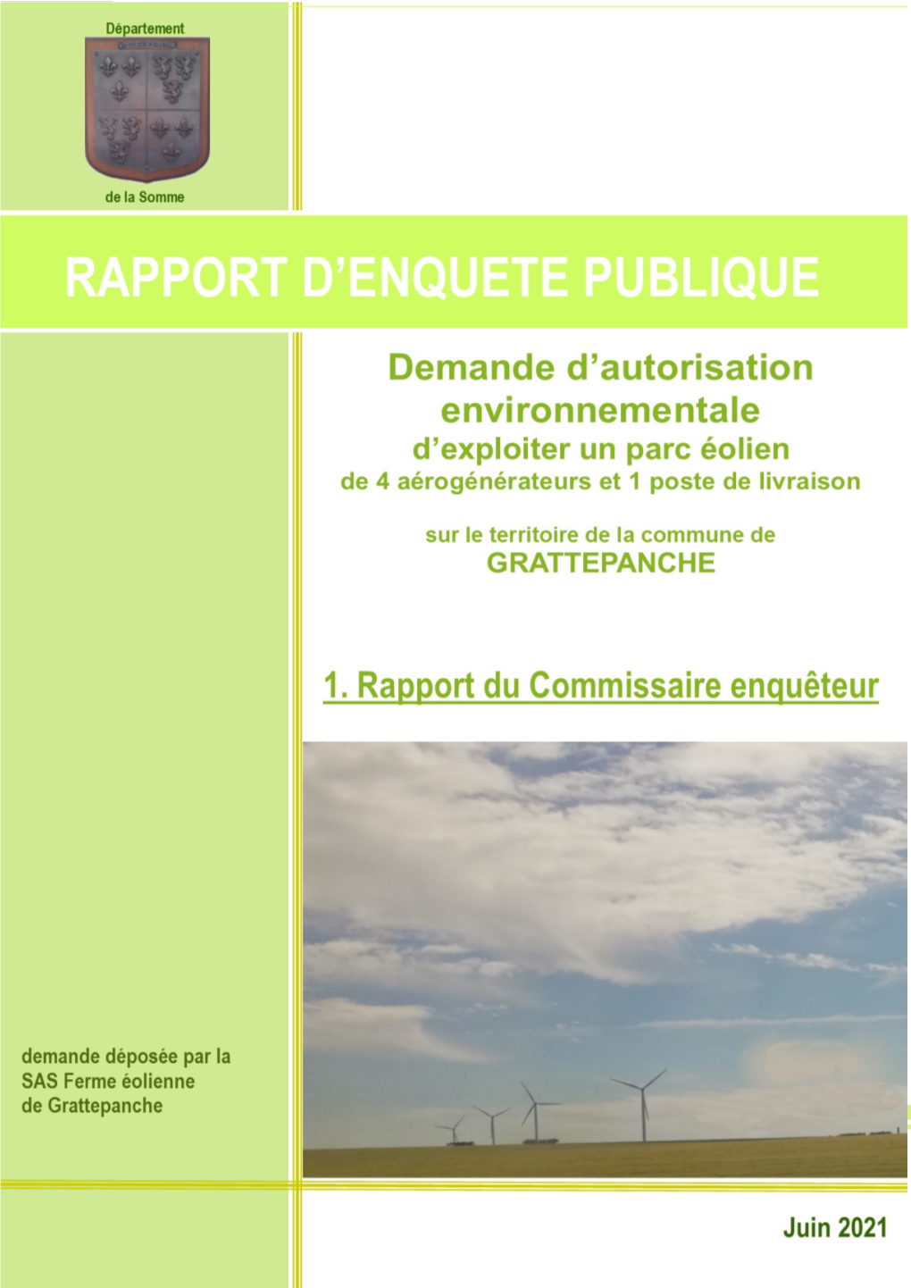 Rapport D'enquête Publique N° E21000007/80