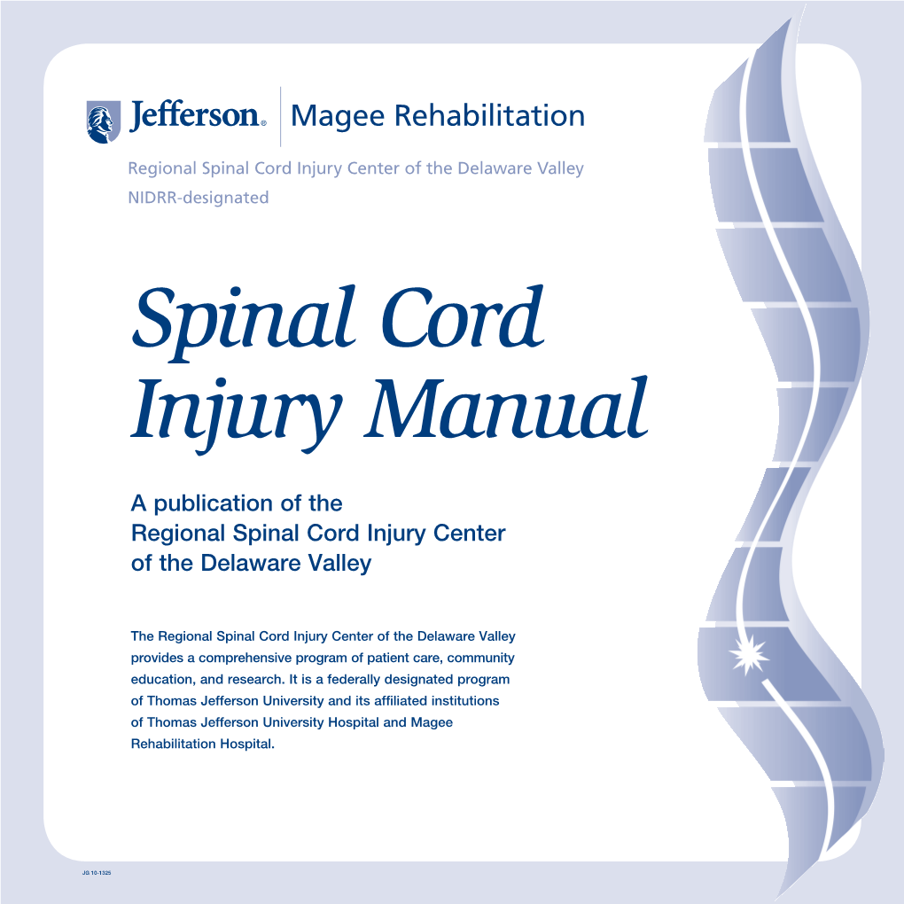 Spinal Cord Injury Manual