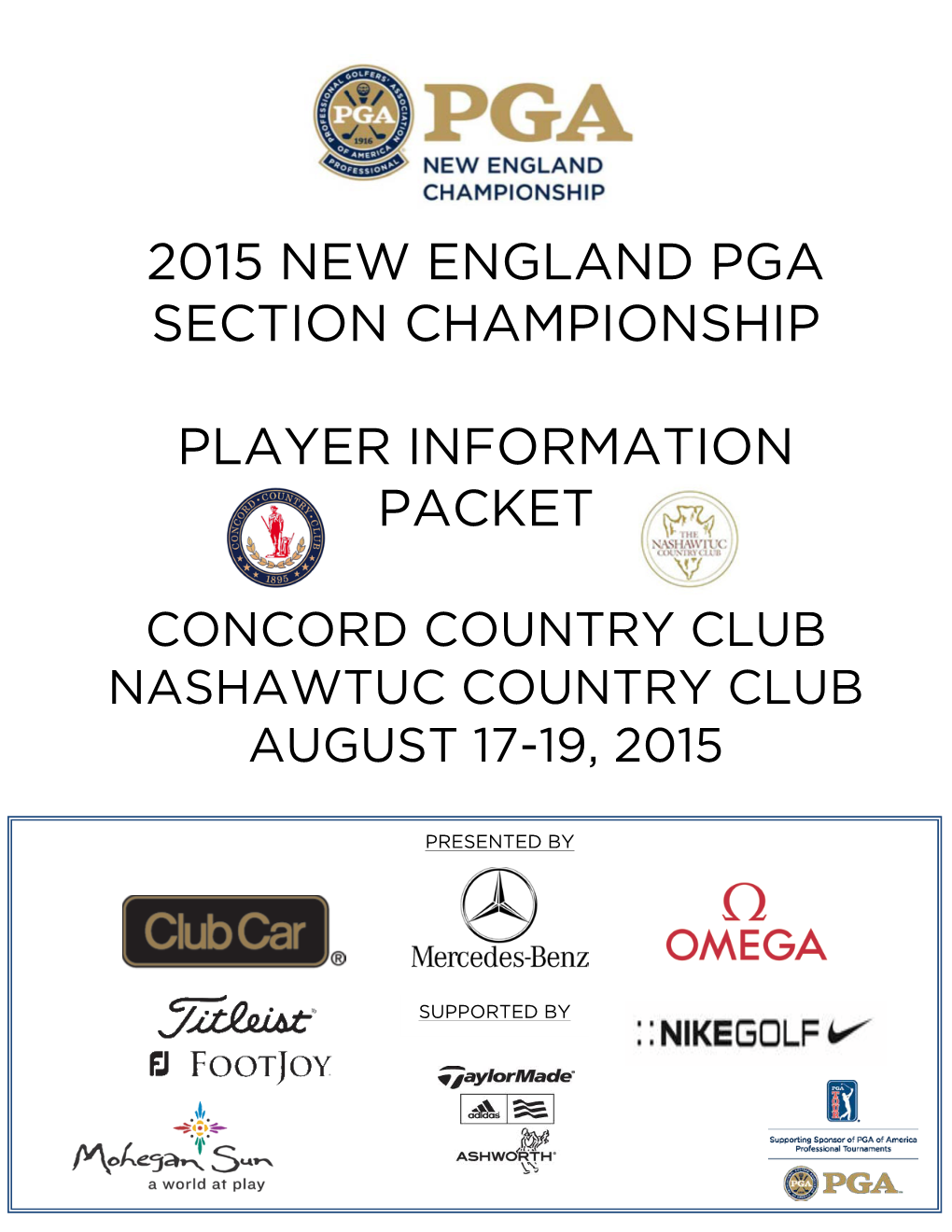 87Th NEPGA SECTION CHAMPIONSHIP