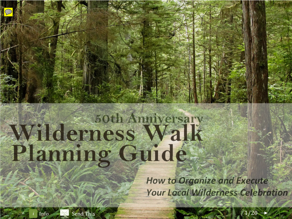 Wilderness Walk Planning Guide