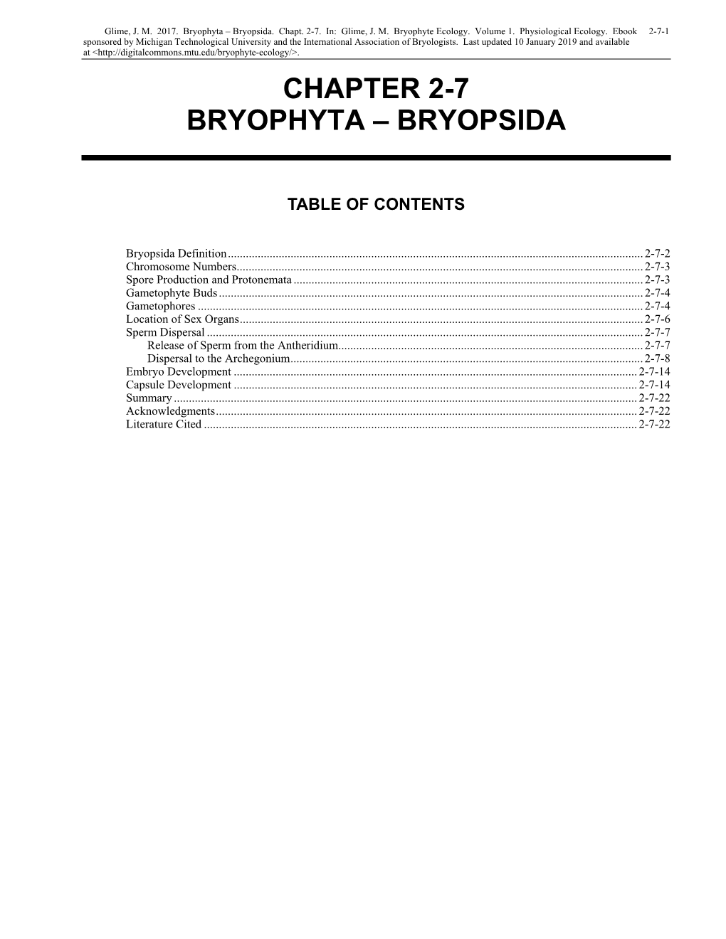 Volume 1, Chapter 2-7: Bryophyta