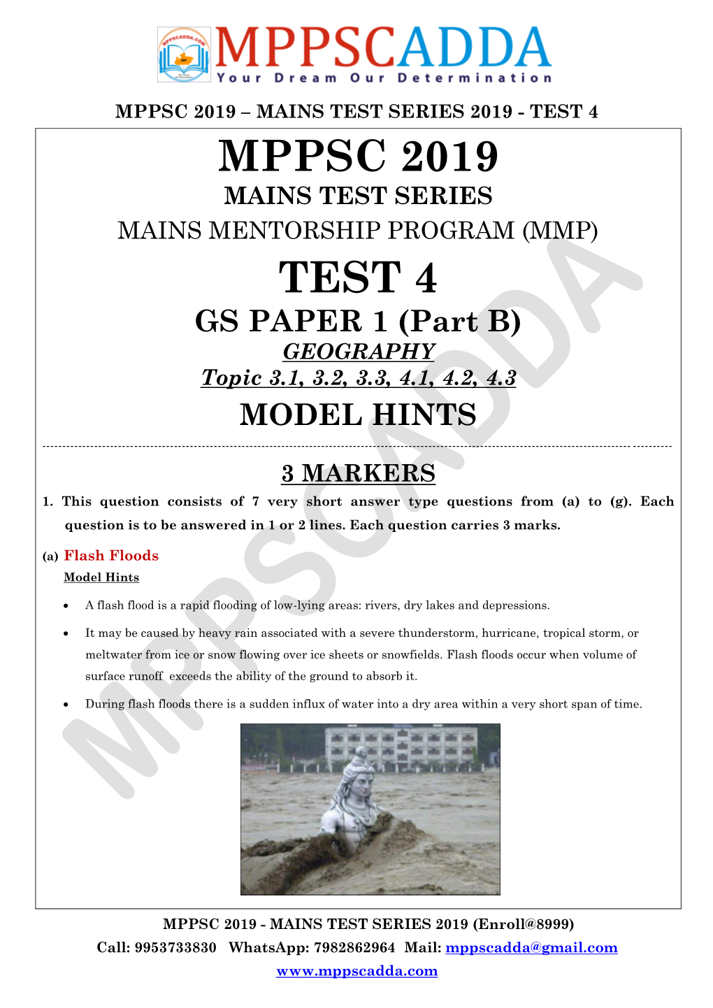 Mppsc 2019 Test 4