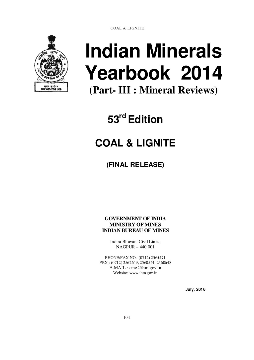Coal & Lignite