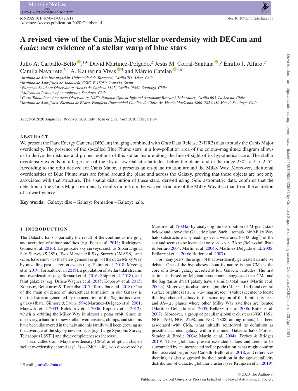 A Revised View of the Canis Major Stellar Overdensity with Decam And