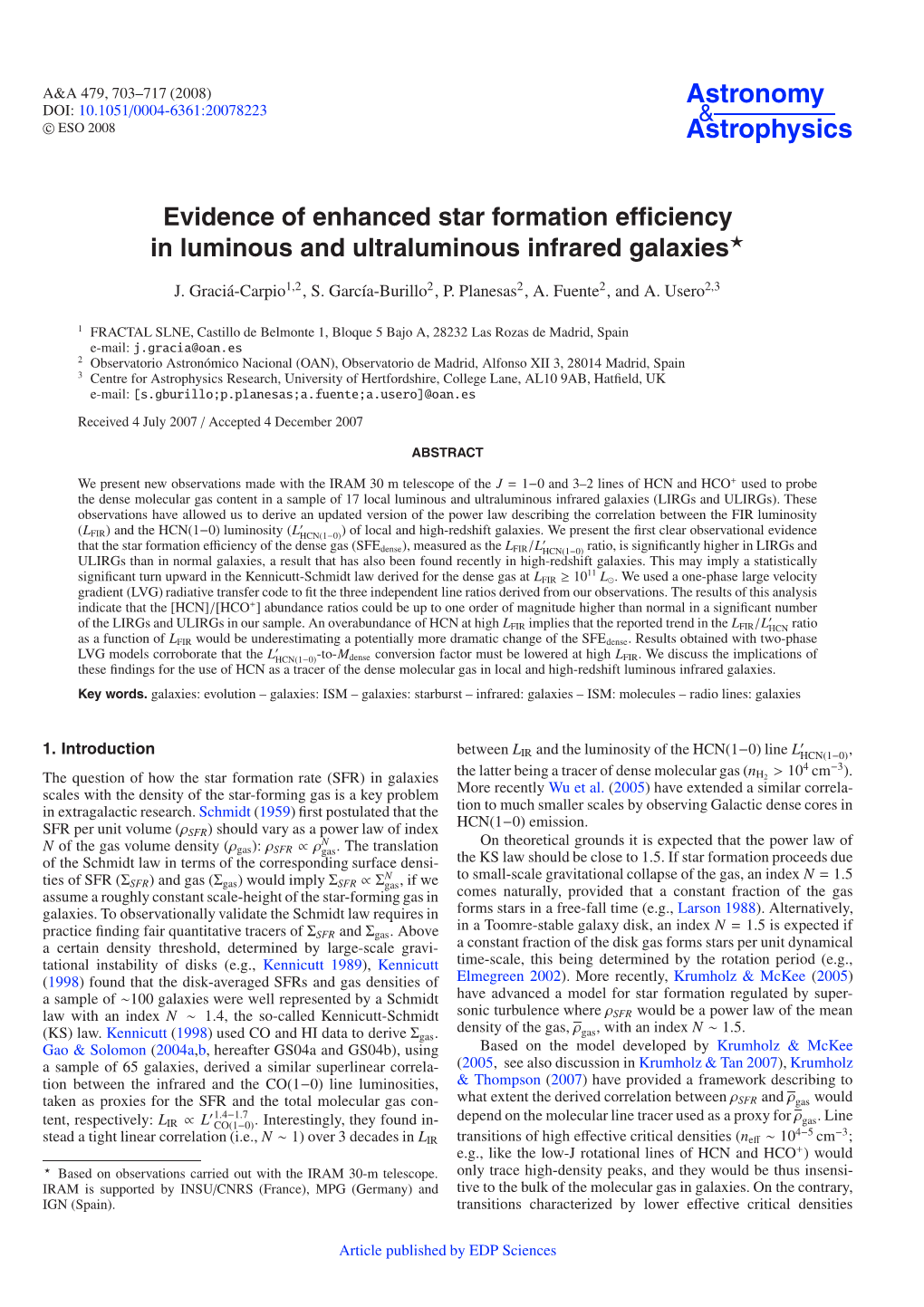 Evidence of Enhanced Star Formation Efficiency in Luminous And