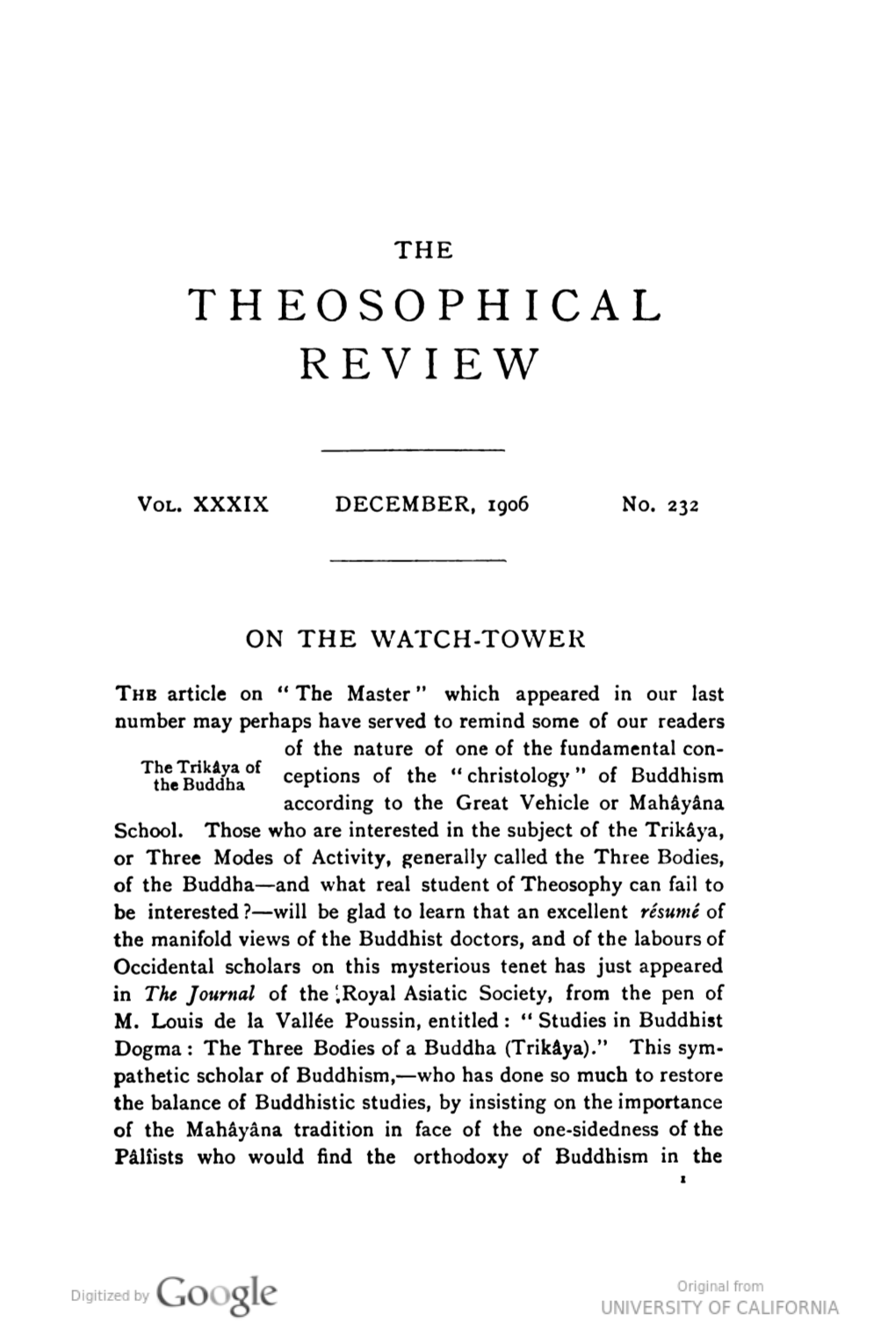 Theosophical Review V39 N232 Dec 1906