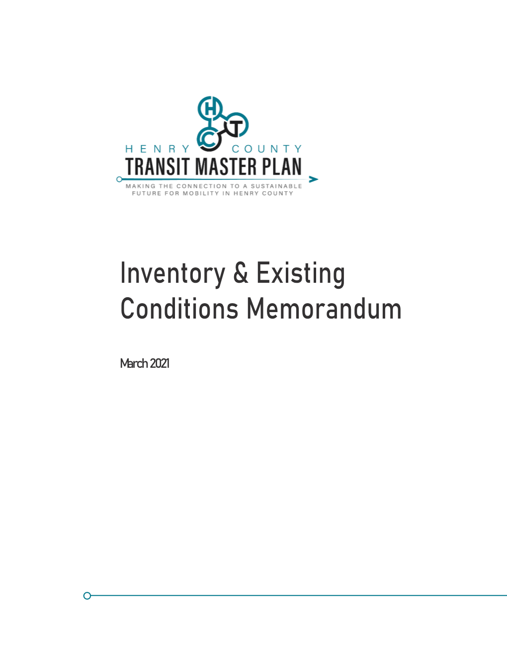 Inventory & Existing Conditions Memorandum