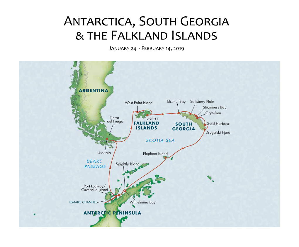 Antarctica, South Georgia & the Falkland Islands Field Report